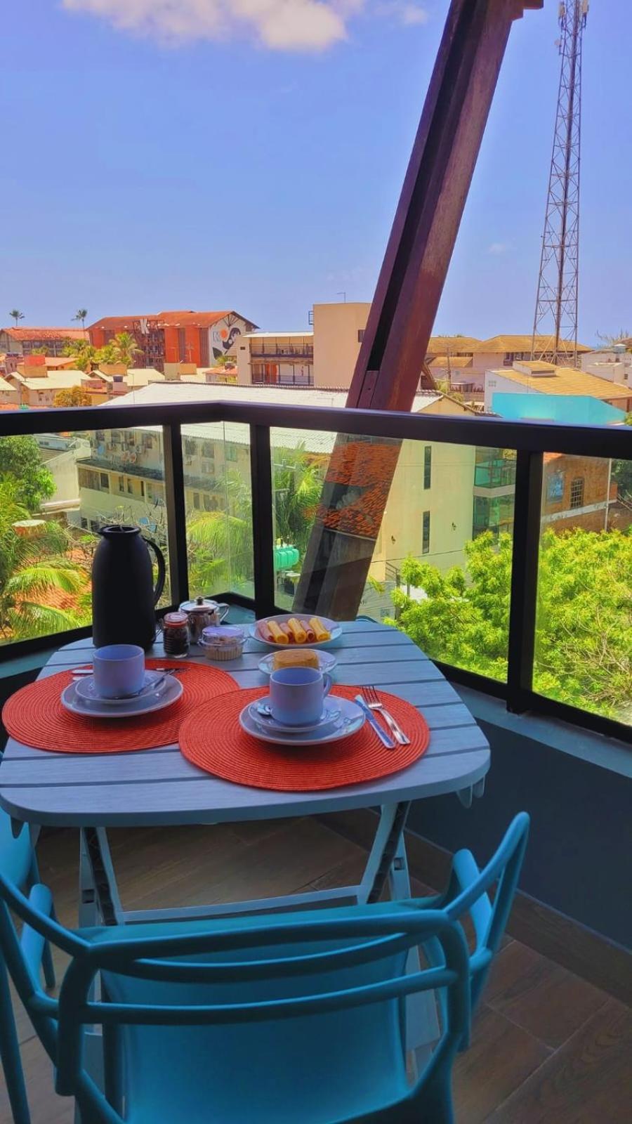Flat com vista para a praia de Porto de Galinhas