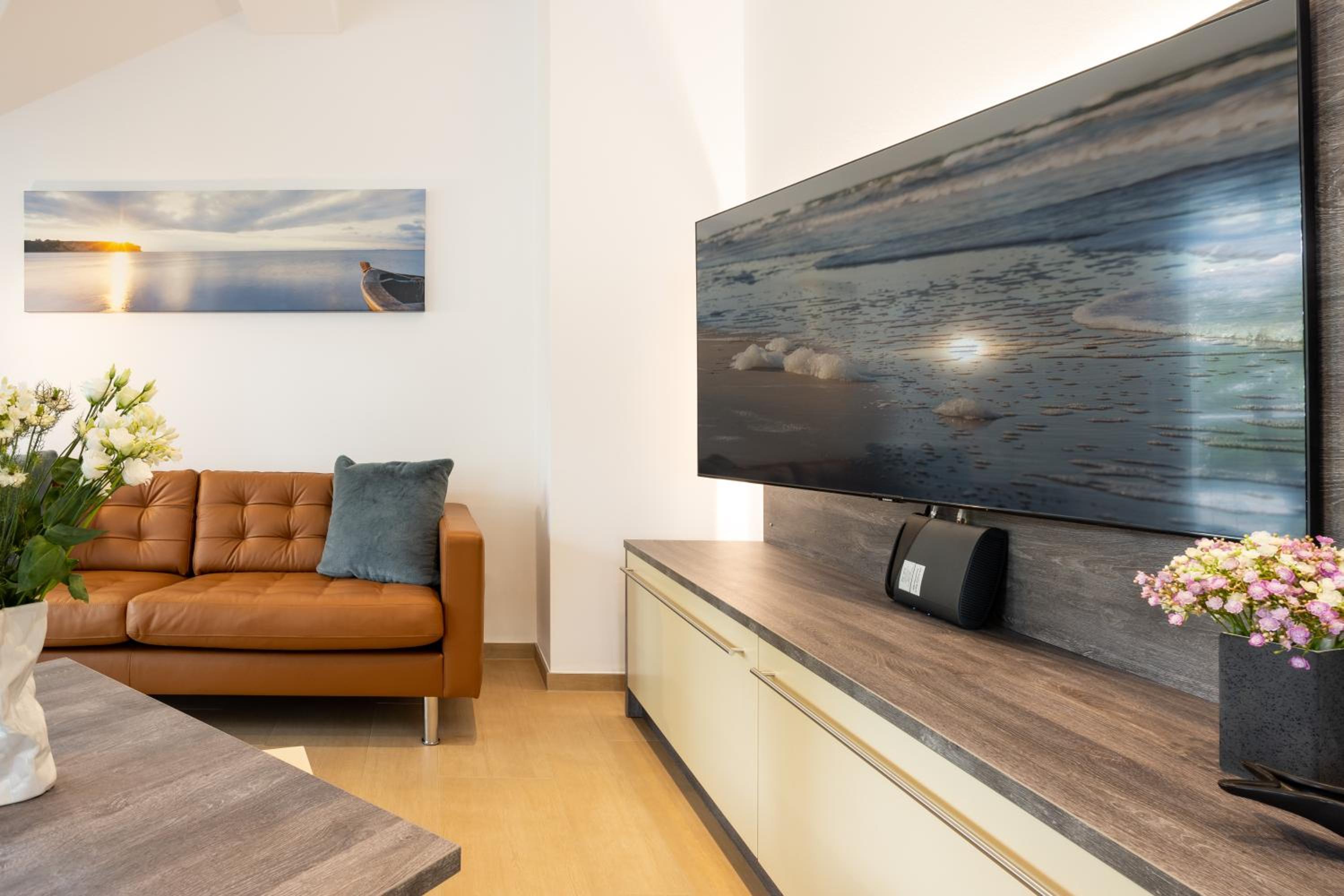 Villa Beatrice - WE 13 mit eigener Sauna, 2 Dachterrassen, kleiner Meerblick