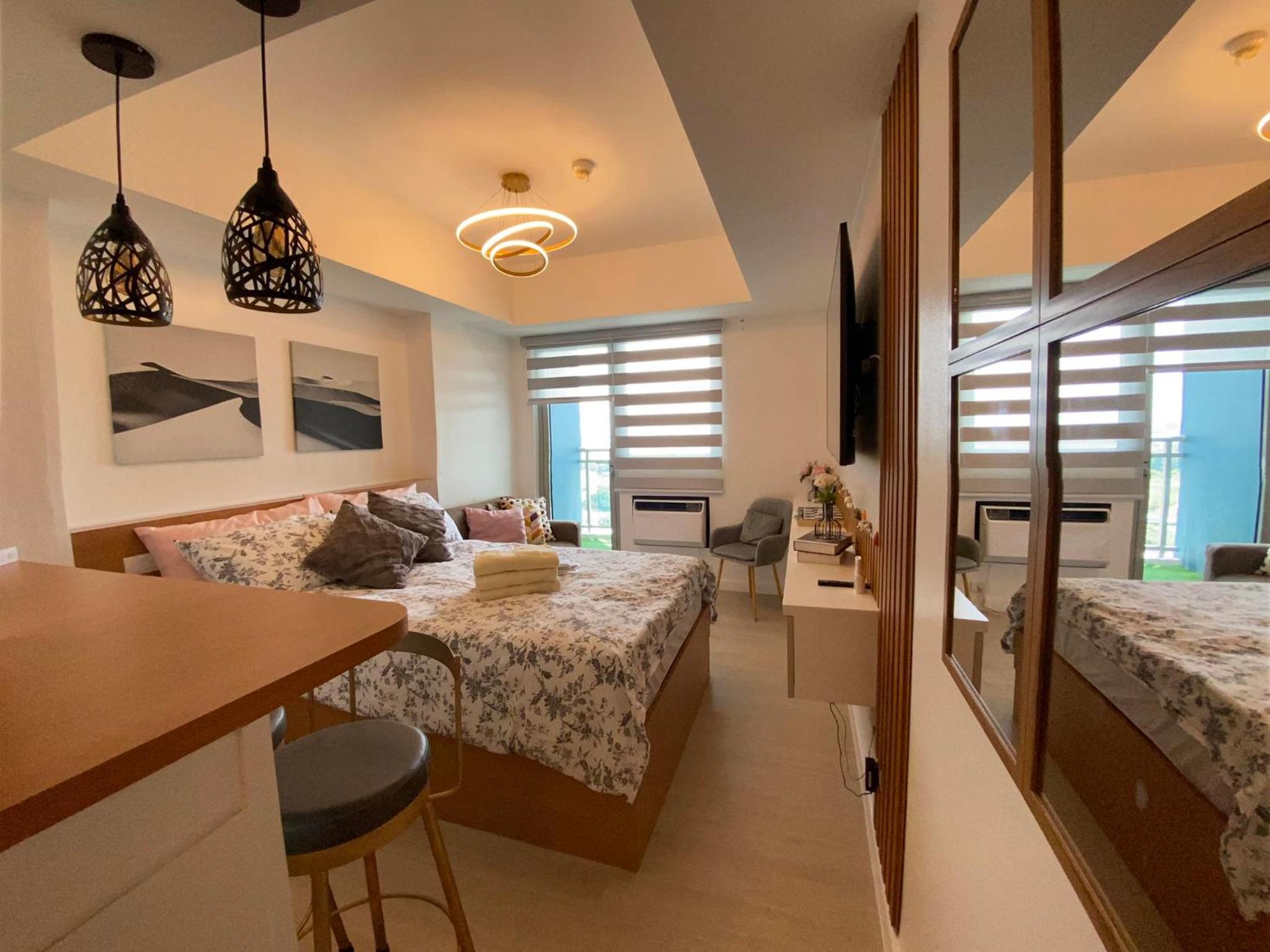LeisureStay Studio - Azure North by THE BALI CORNER AT AZURE NORTH, Wave Pool and Man-made beach view