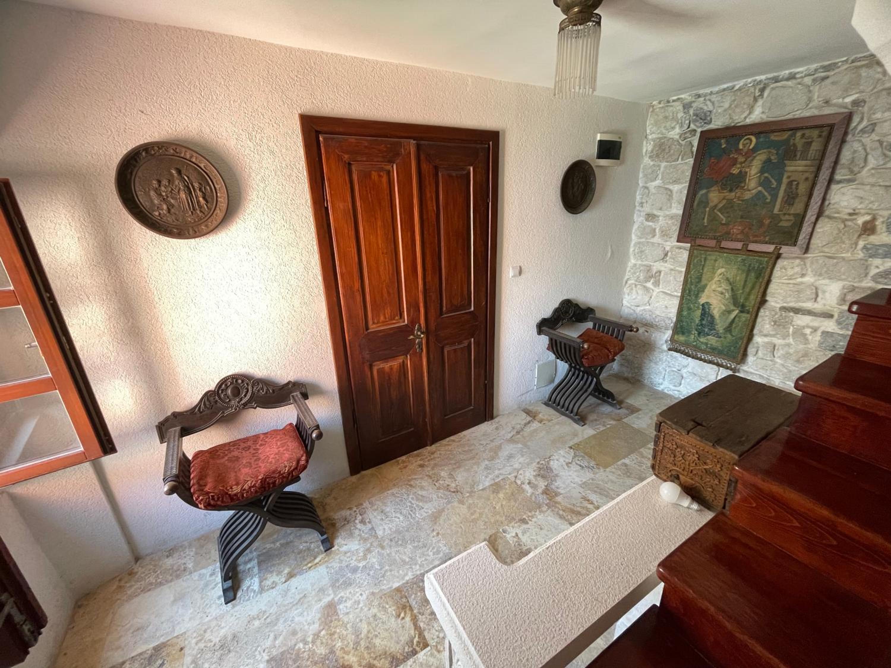 Palace Lukovic beachfront villa with private beach view 5