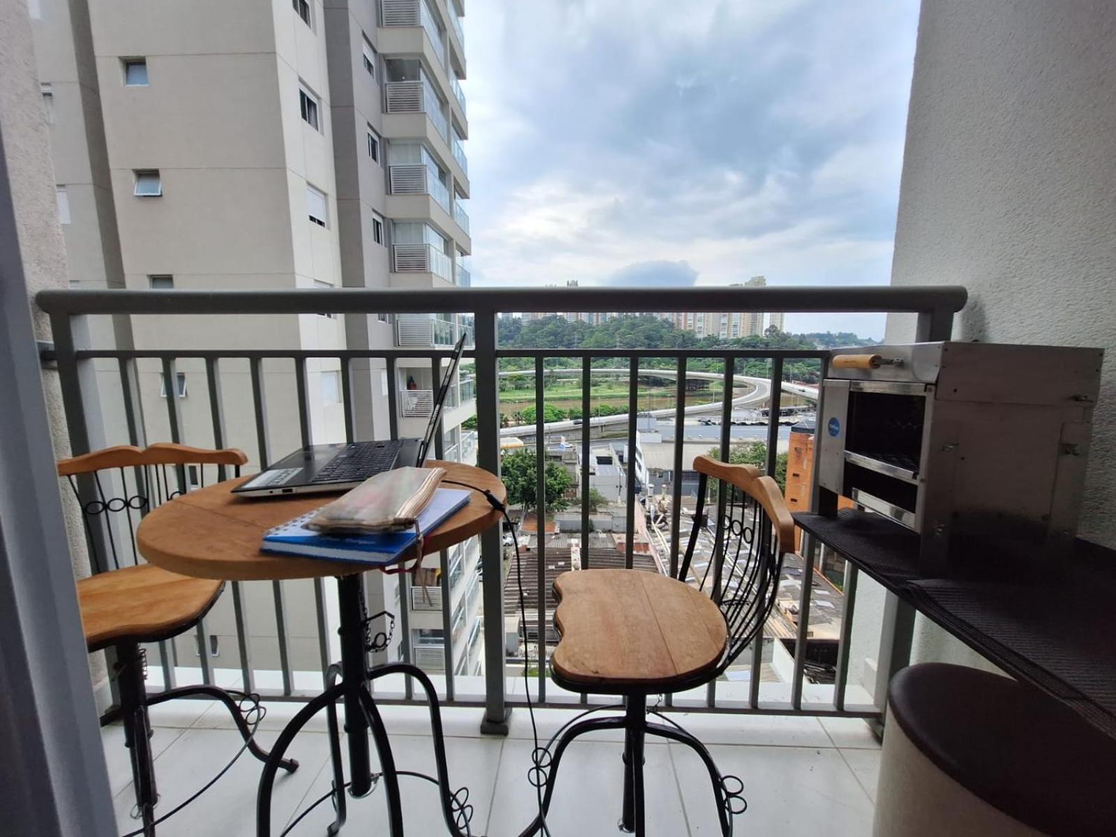 1107 Ponte Laguna, Pq Burle Marx, Apto 1 dorm e Varanda