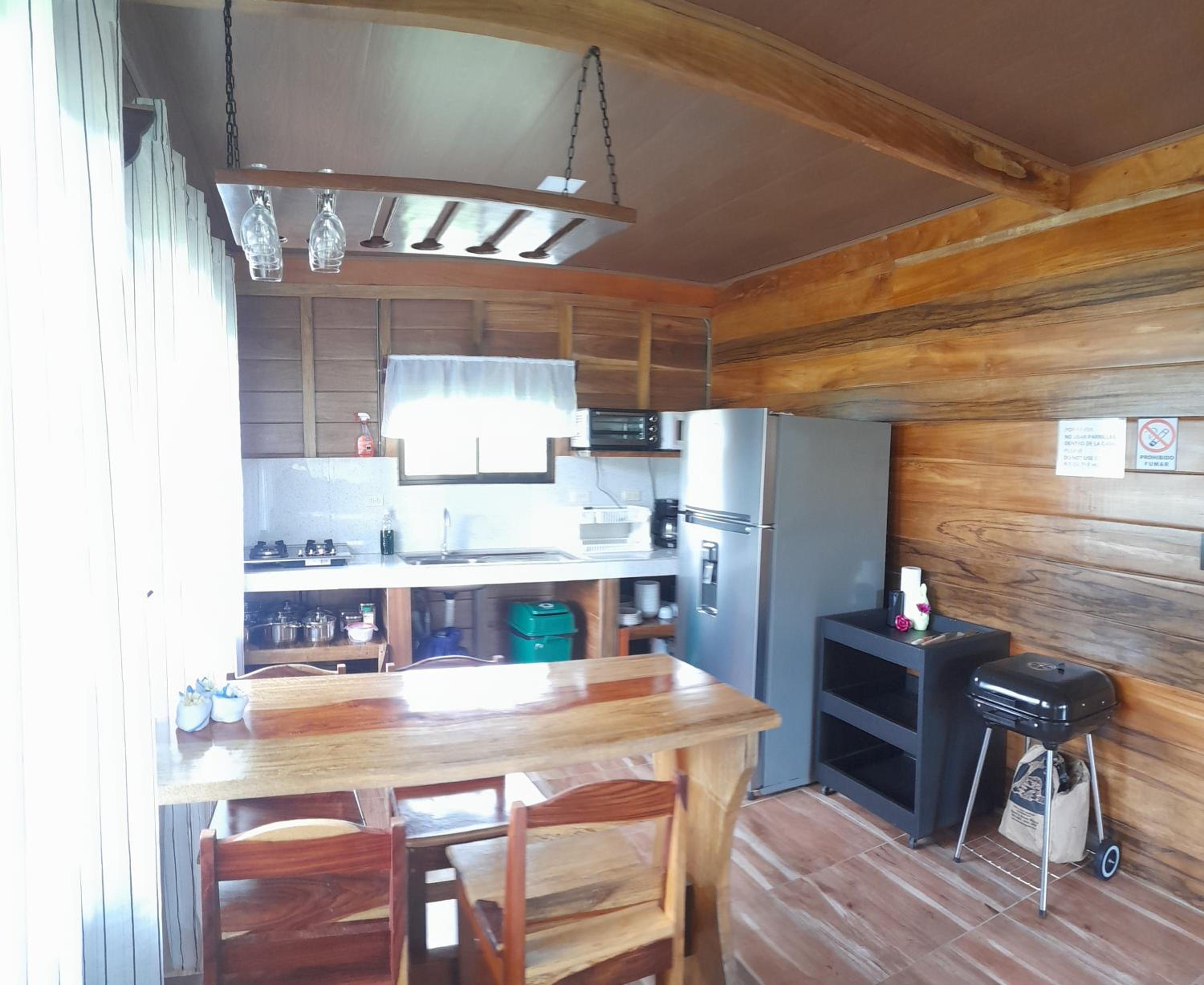 Casa con vista al volcán Arenal
