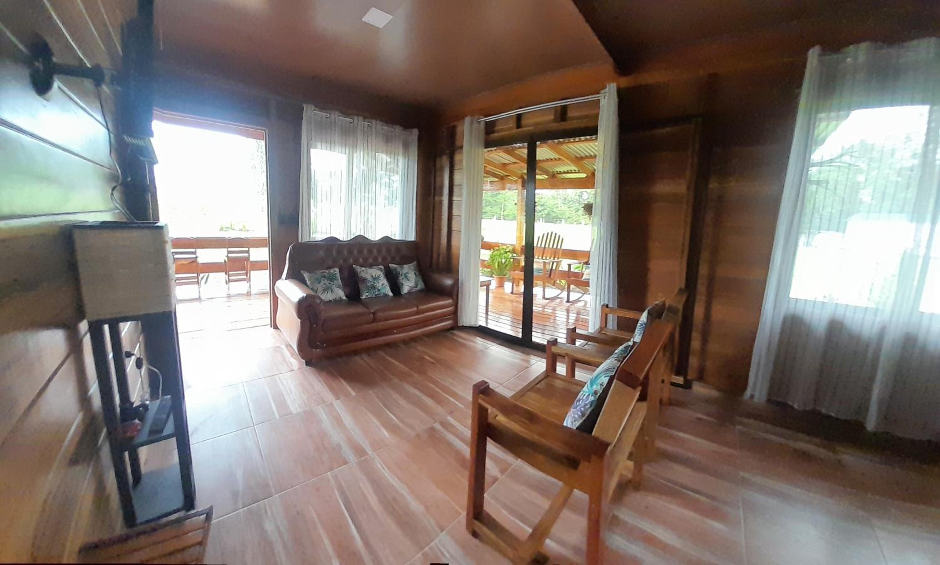 Casa con vista al volcán Arenal
