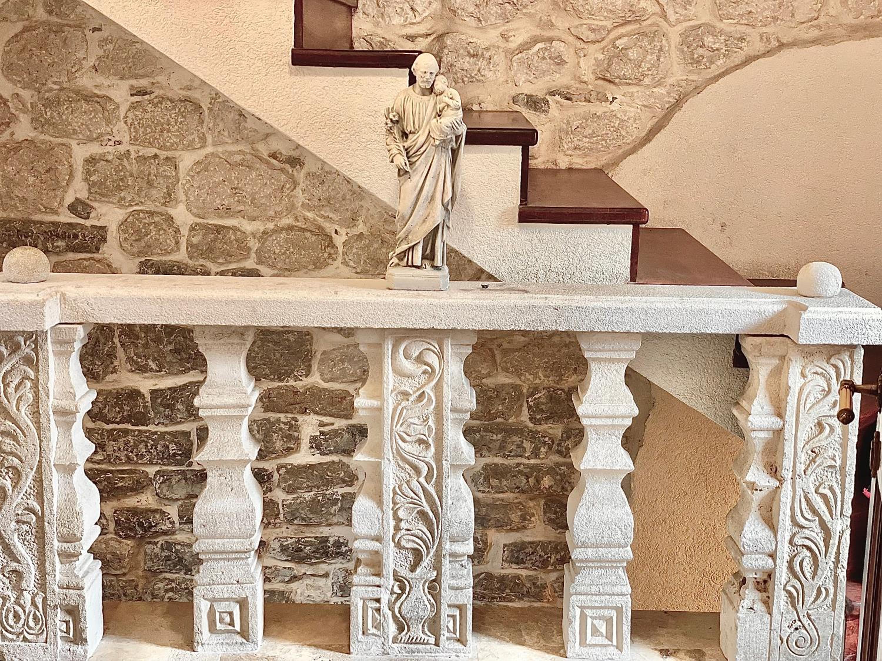 Palace Lukovic beachfront villa with private beach view 2