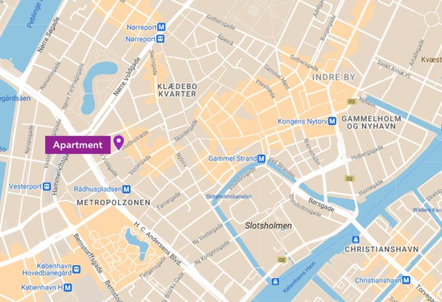 Beautiful One-Bedroom Apartment in CPH City