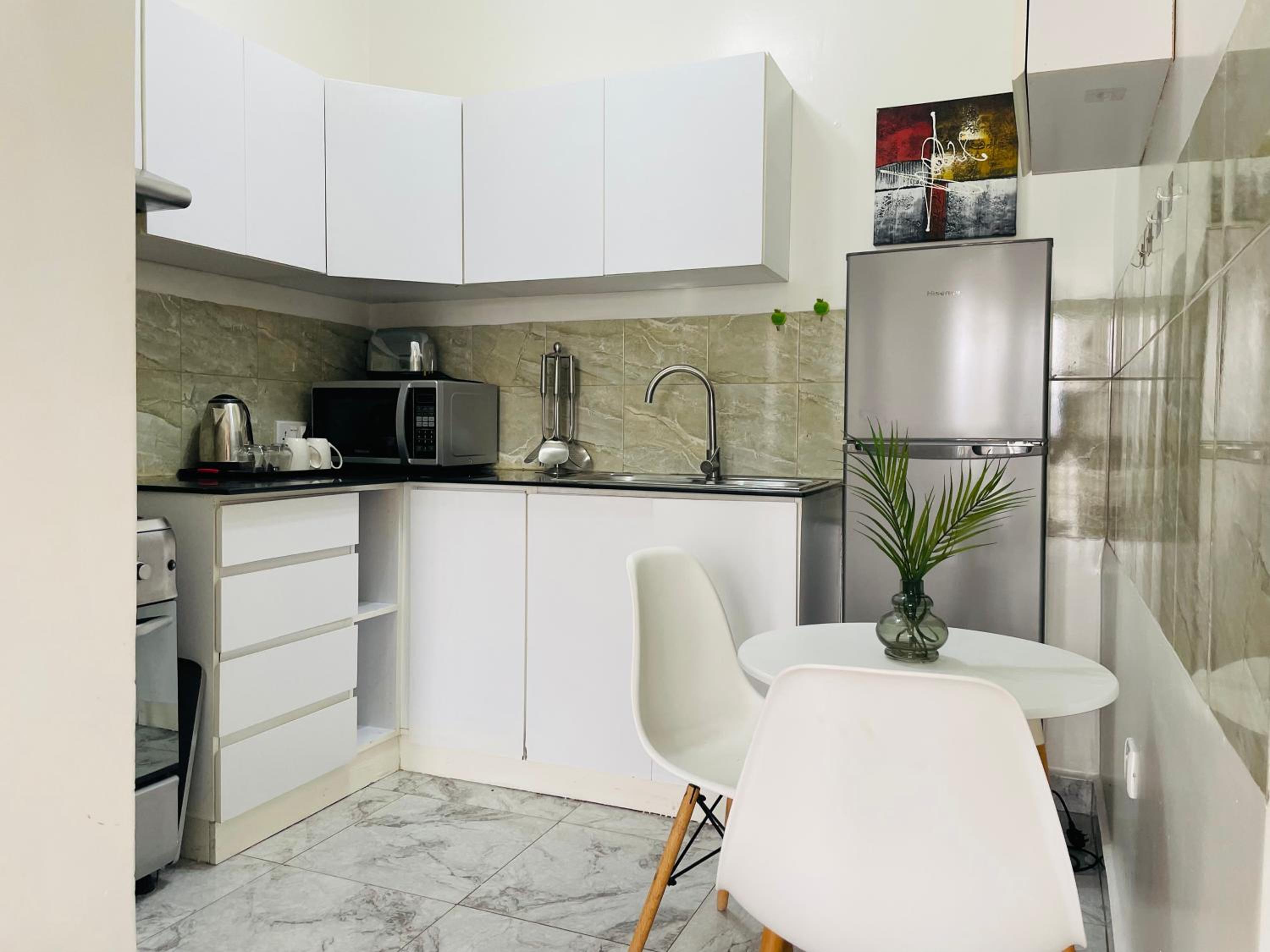 White villa apartment view 3