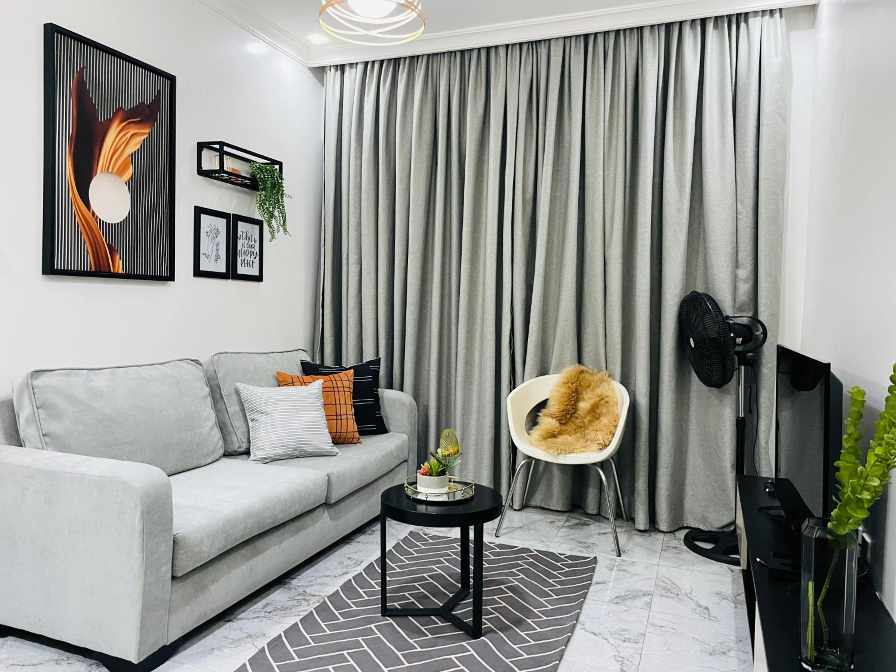 White villa apartment view 4