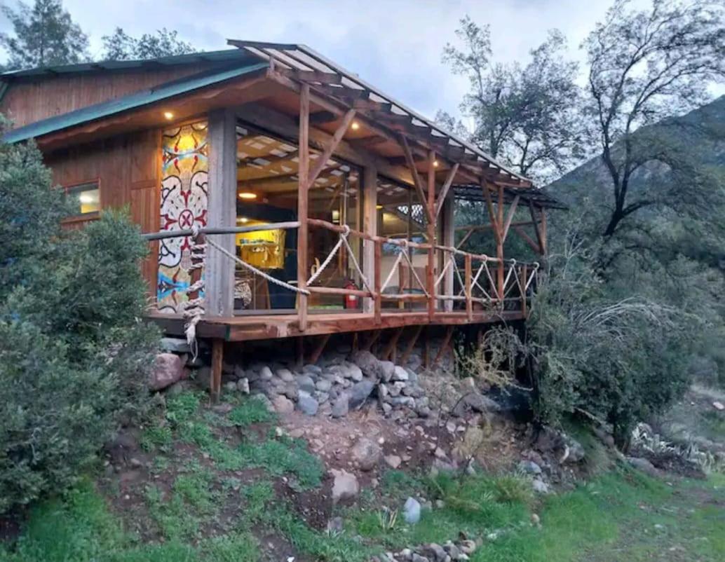 Arte Vitral Lodge - 4camas- aislada- terrazas -vista - piscina-sauna