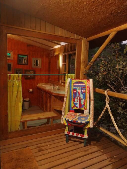Arte Vitral Lodge - 4camas- aislada- terrazas -vista - piscina-sauna