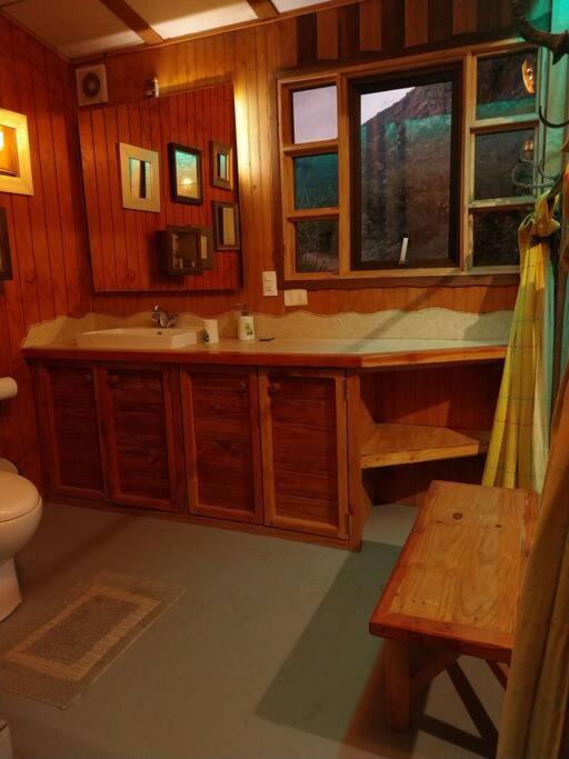 Arte Vitral Lodge - 4camas- aislada- terrazas -vista - piscina-sauna