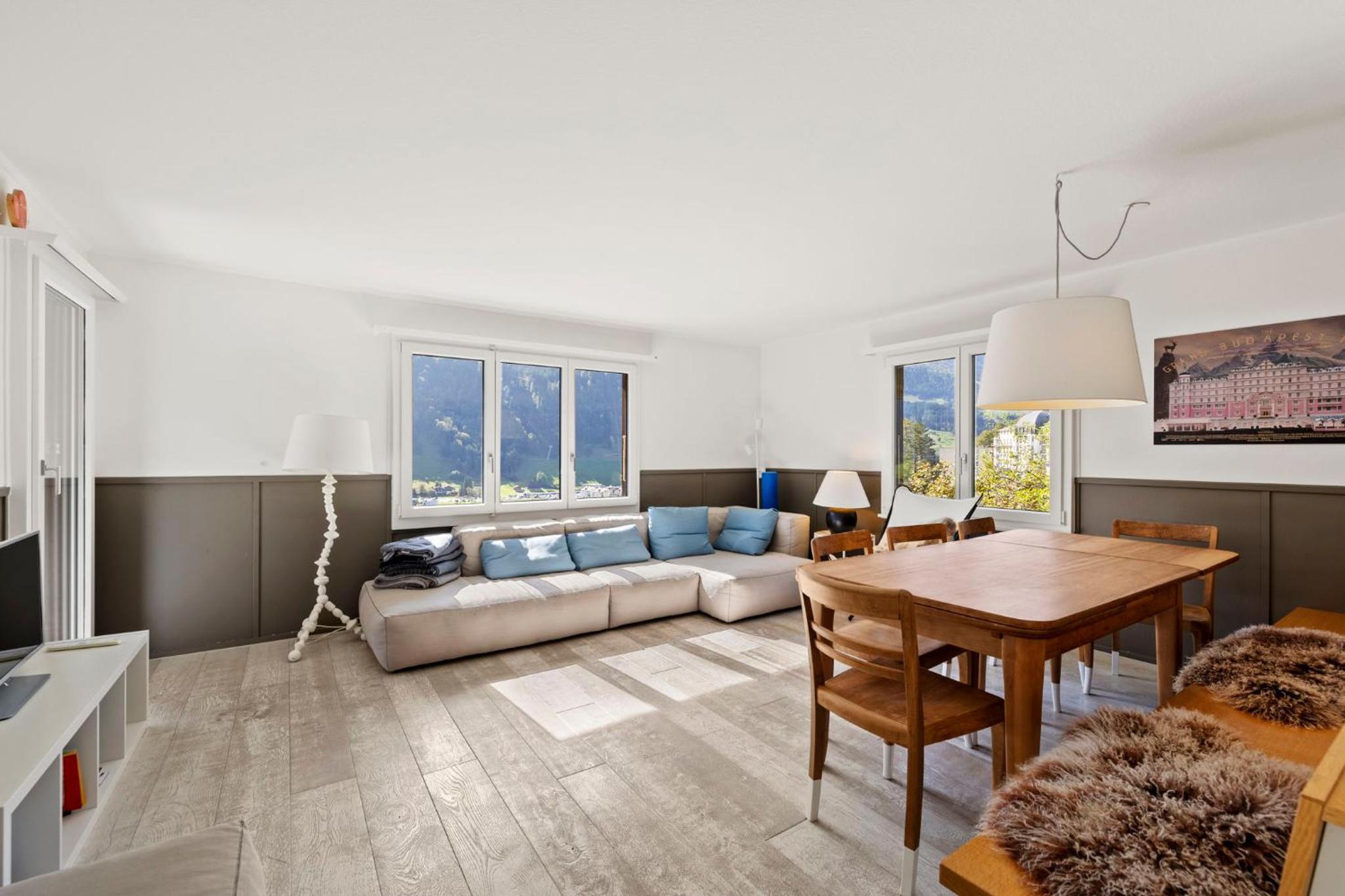 Sunny Design Chalet in Engelberg with spectacular view on Mount Titlis