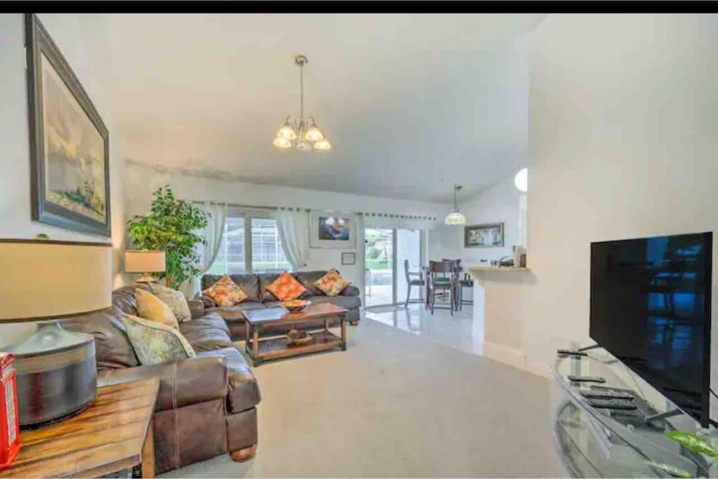 heated pool, spa and game room