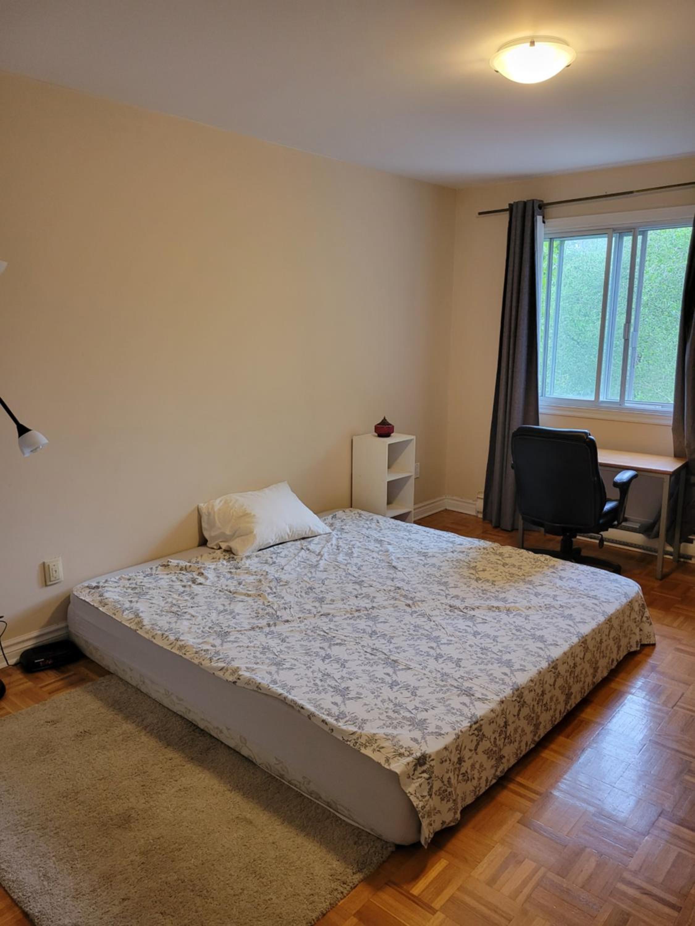 Large and quiet room with king size bed