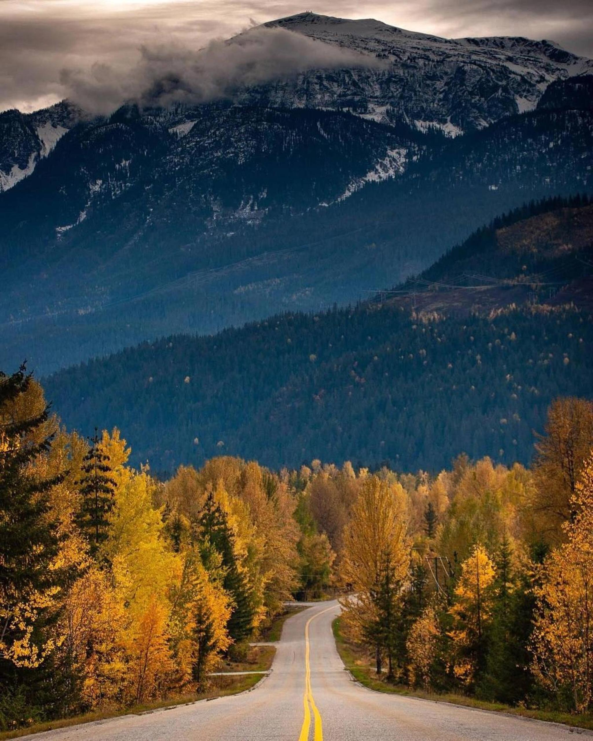 Mountain view walk to all in Canmore Canada