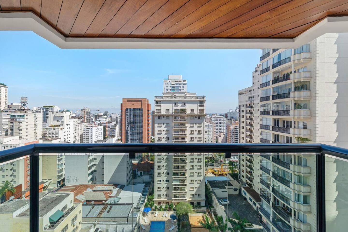 Flat equipado perto da Avenida Paulista nos Jardins