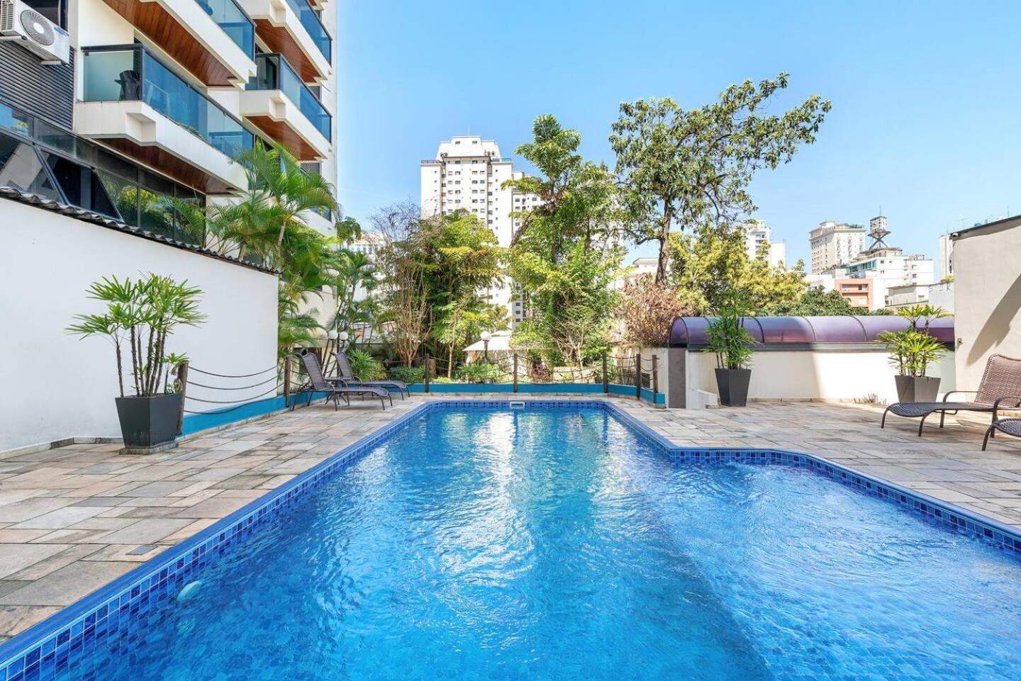 Flat equipado perto da Avenida Paulista nos Jardins