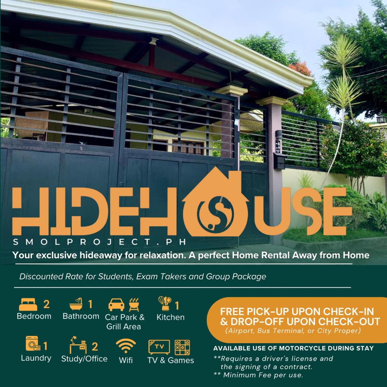 Pagadian City House Rental - Hidehouse