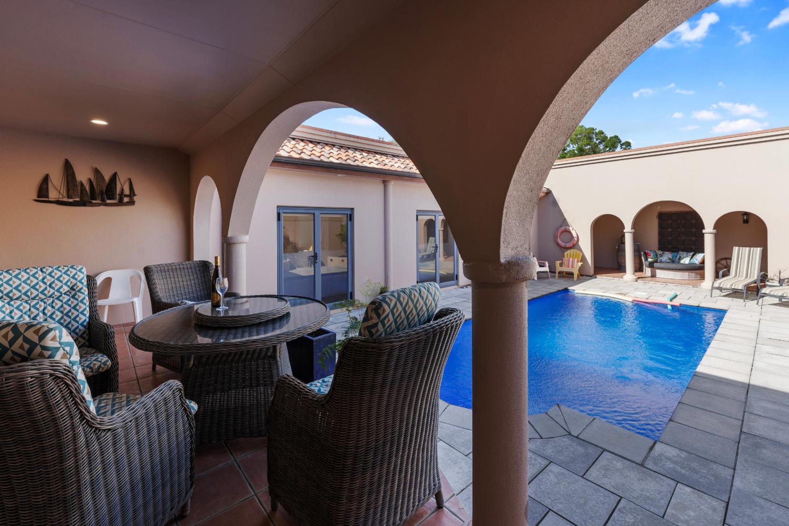 Poolside Serenity - Papamoa Beach Holiday Home view 4