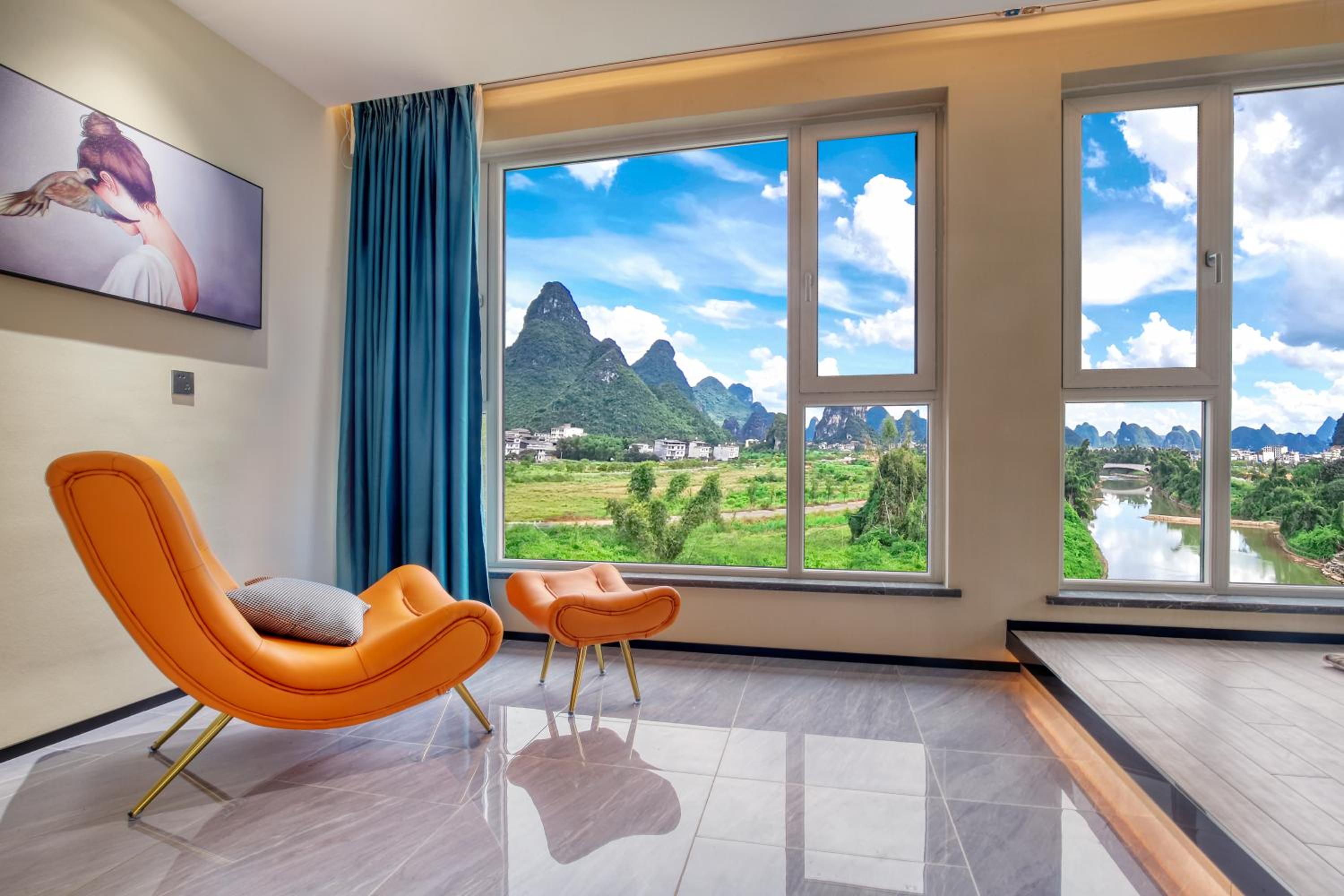 Guilin Yangshuo Waterhouse River View Villa