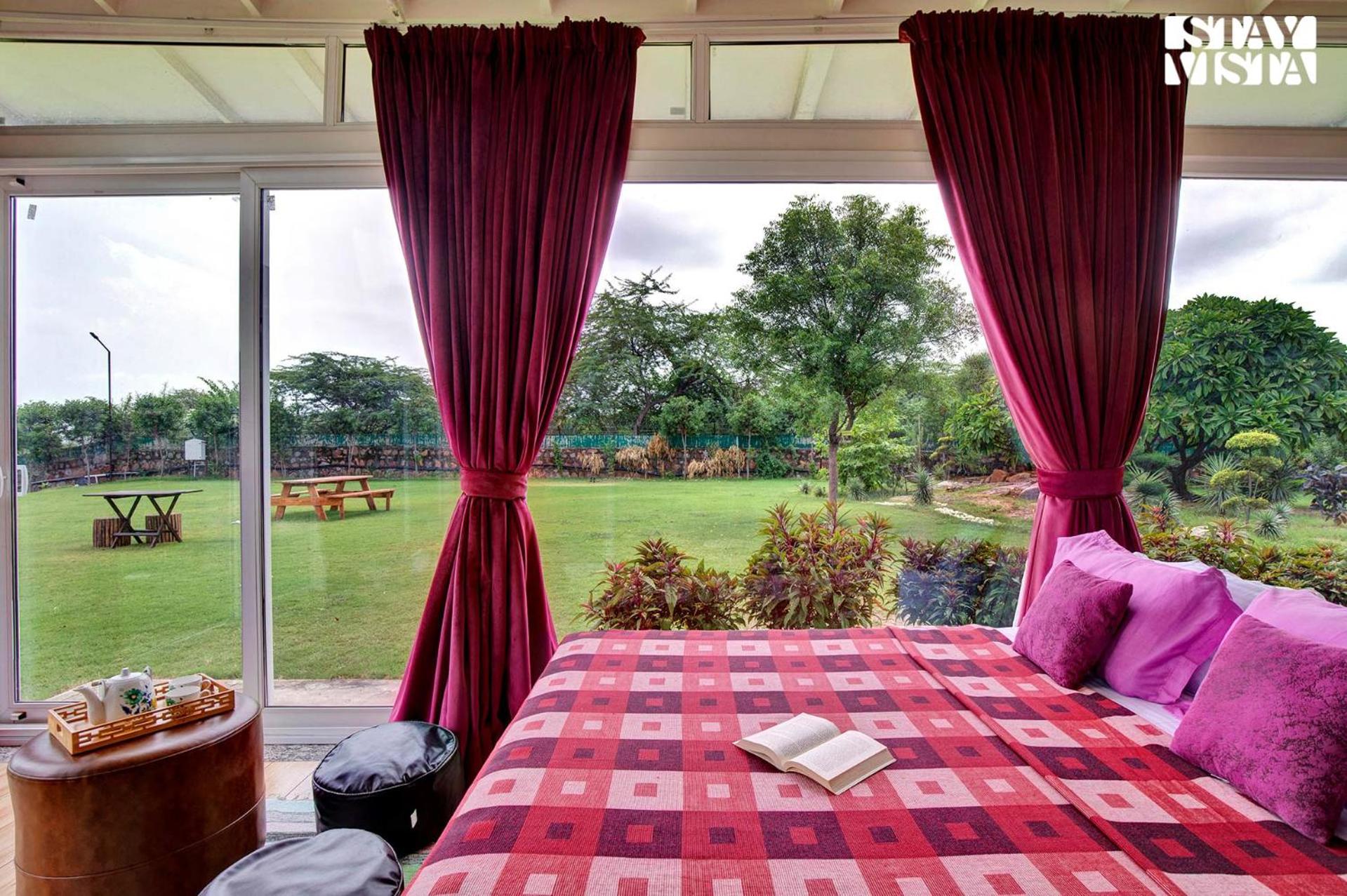 StayVista at Idyllic Farmhouse - A Glasshouse view 2