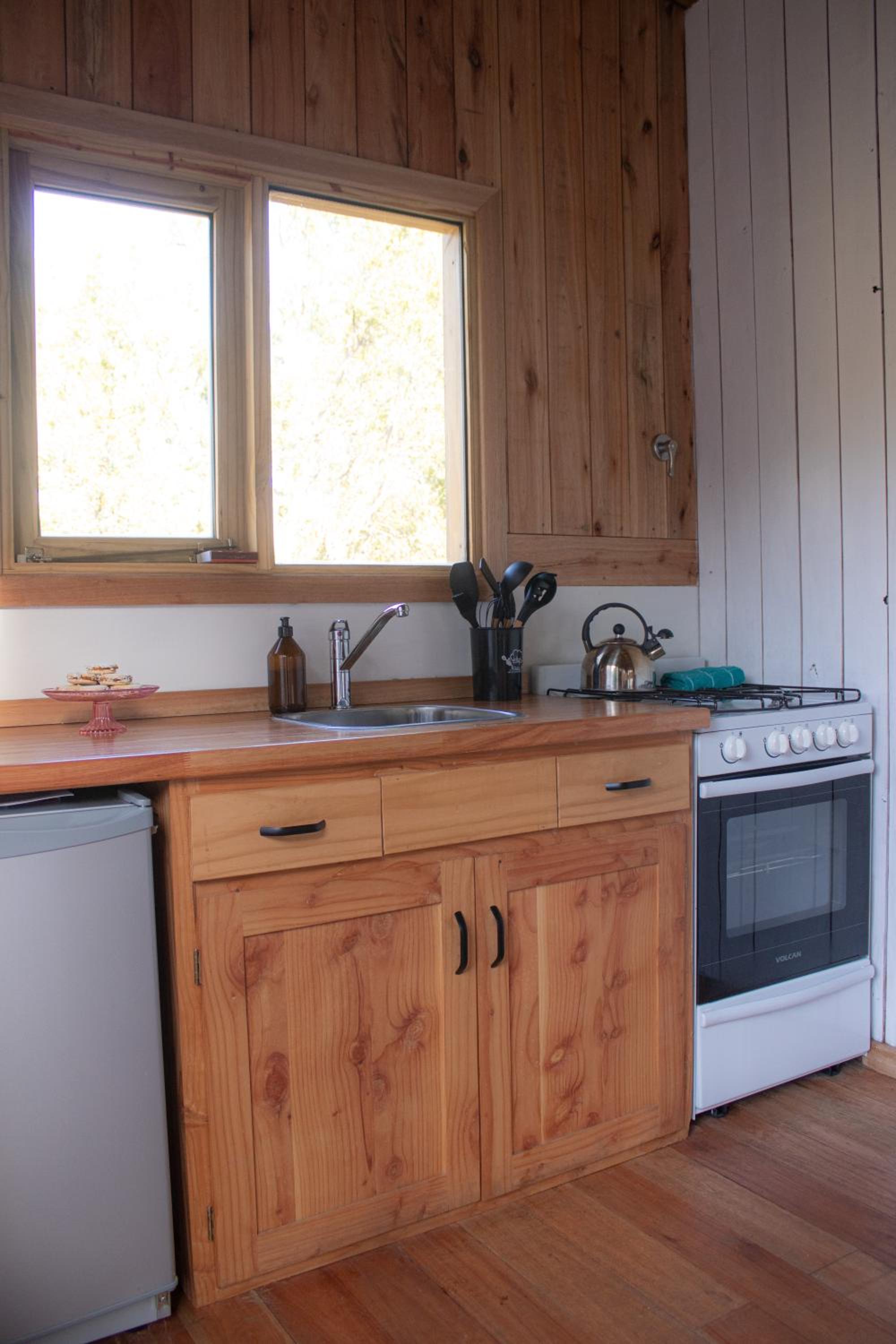 Mini Casa en la montaña con vista a la CASCADA- Andes Alquileres