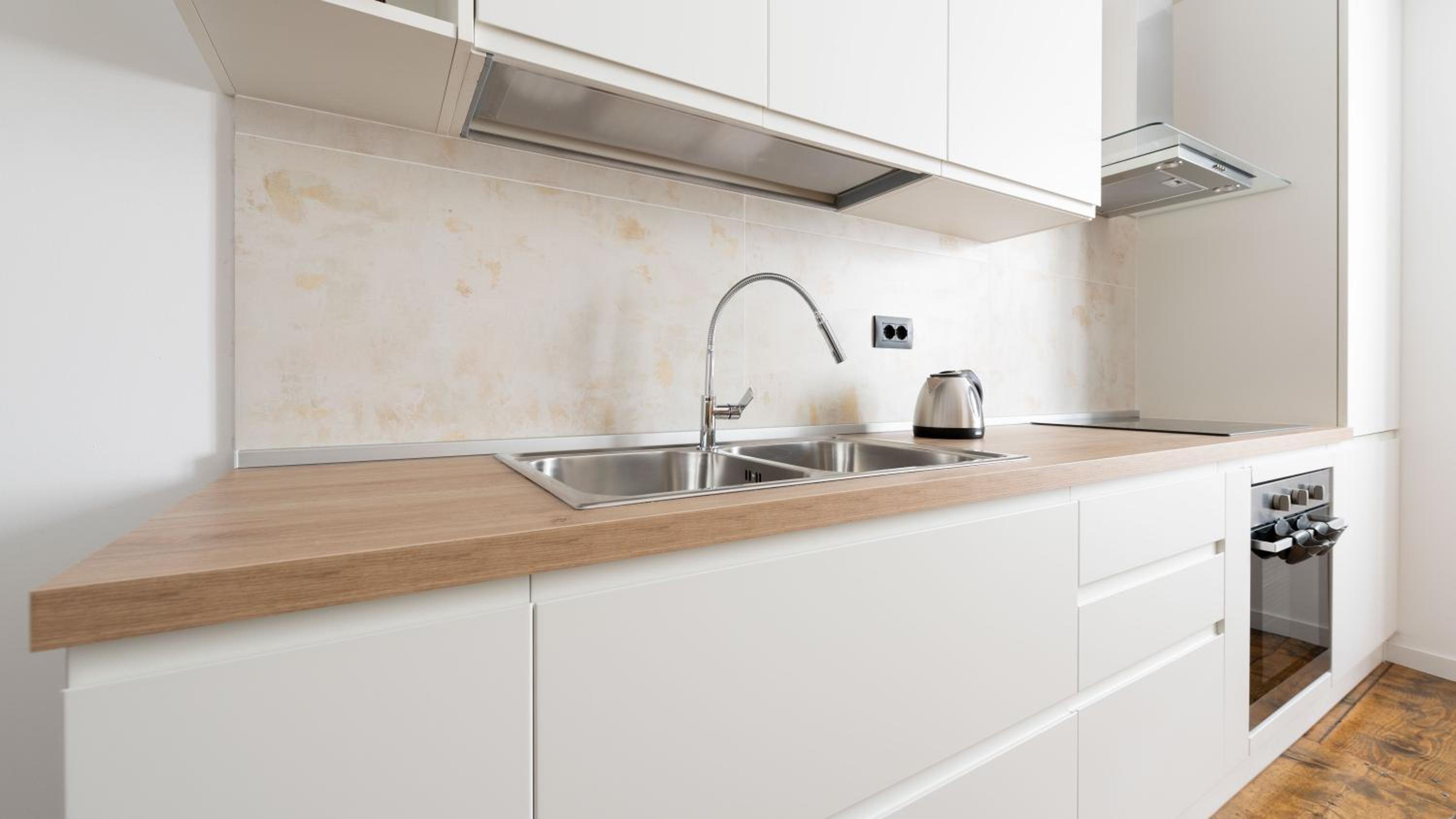 Apartamento Roma 87 en Bormio con vistas — kitchen