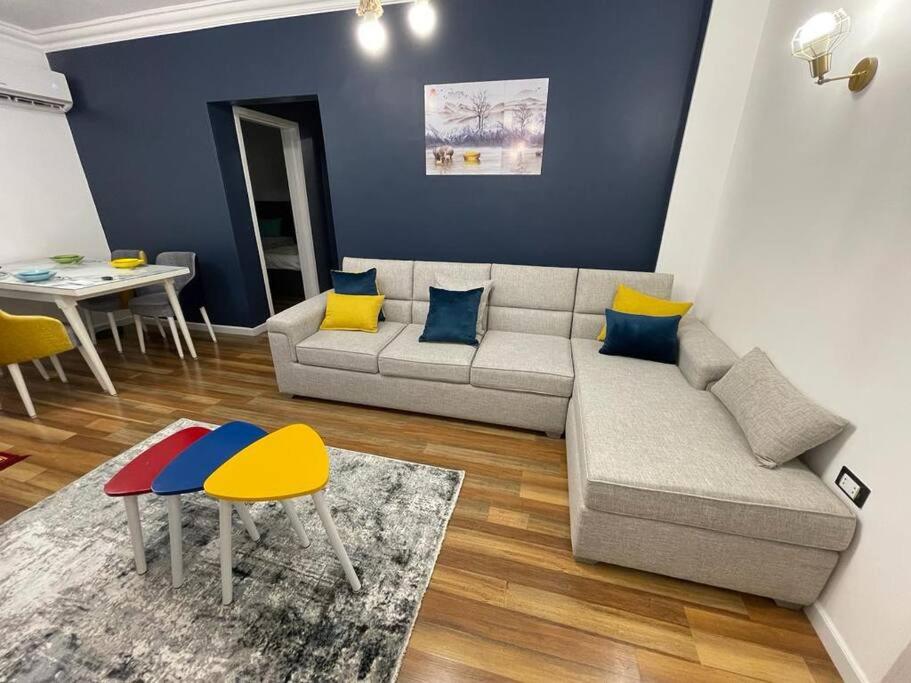 luxury apartment at Obour, 5th floor no elevator