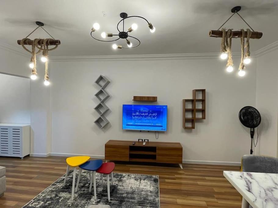 luxury apartment at Obour, 5th floor no elevator