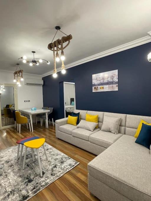 luxury apartment at Obour, 5th floor no elevator