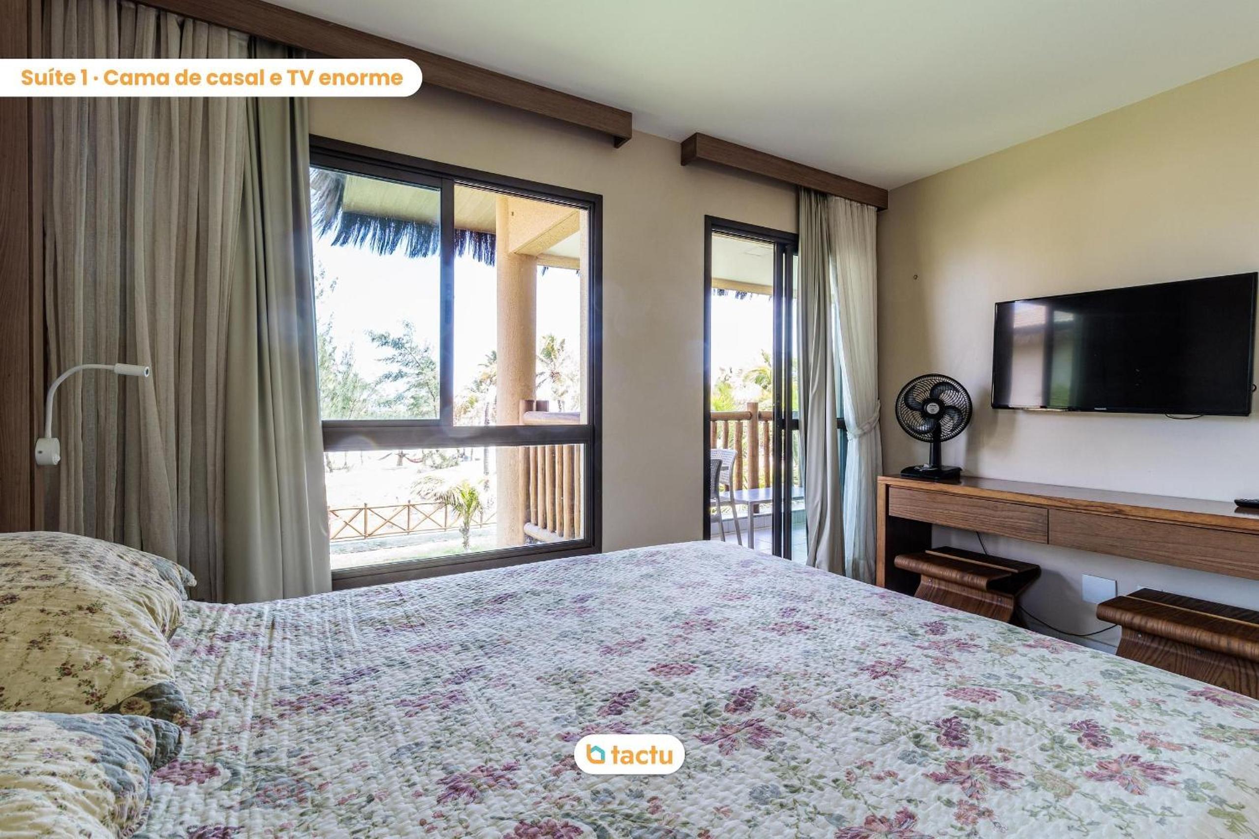Sea view bungalow at VG Sun Cumbuco by Tactu