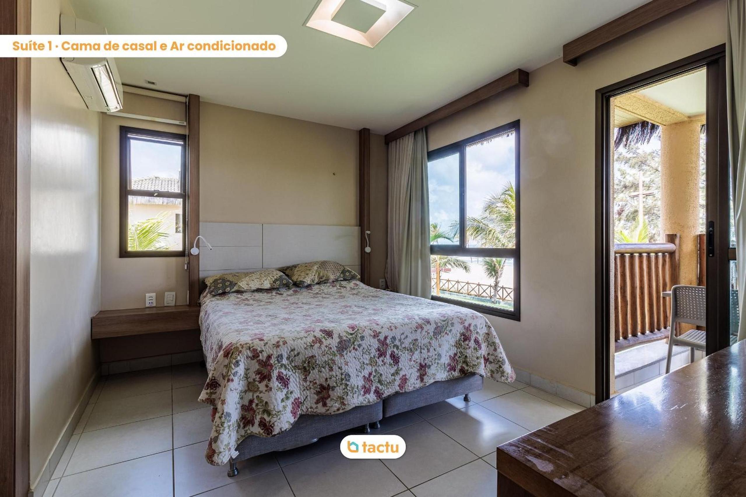Sea view bungalow at VG Sun Cumbuco by Tactu