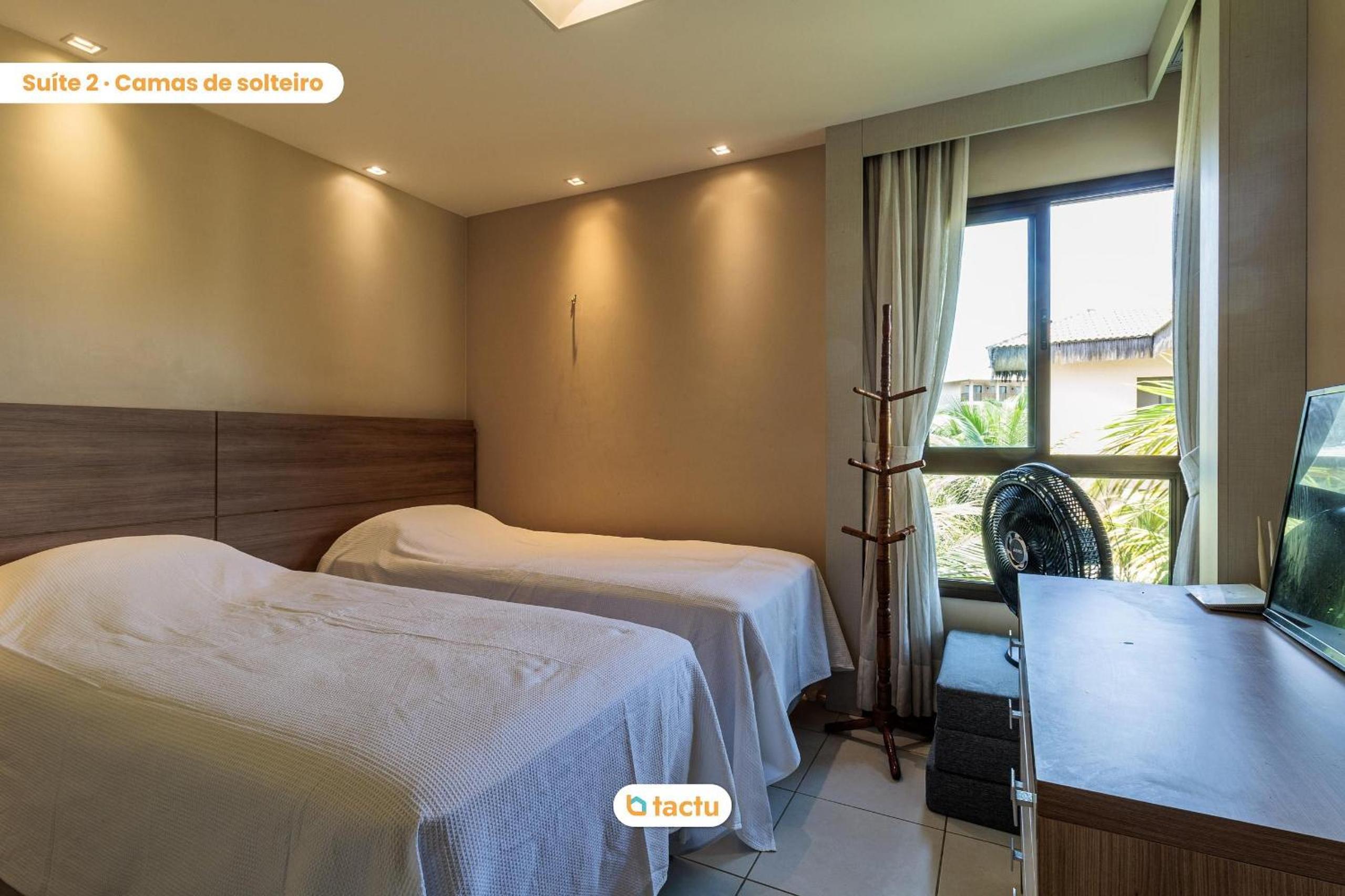 Sea view bungalow at VG Sun Cumbuco by Tactu