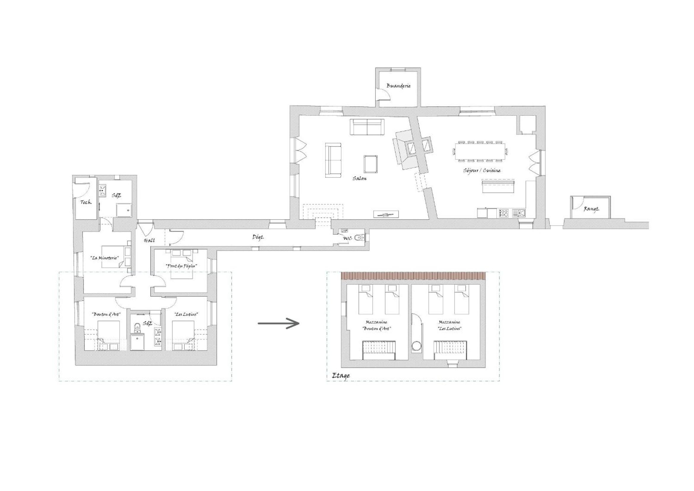 La Minoterie Pause Zen, Spa & Piscine privés 12 personnes