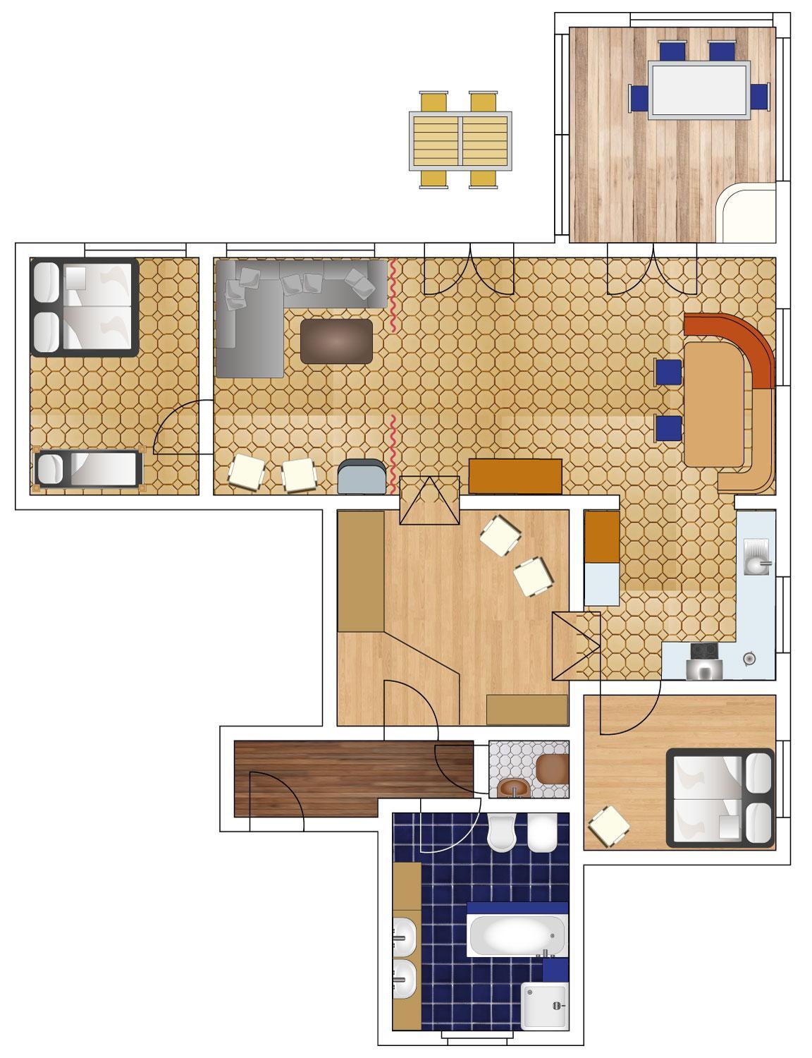 Bludenz Apartments RosaKlein-30m2 & RubinaGross-100m2