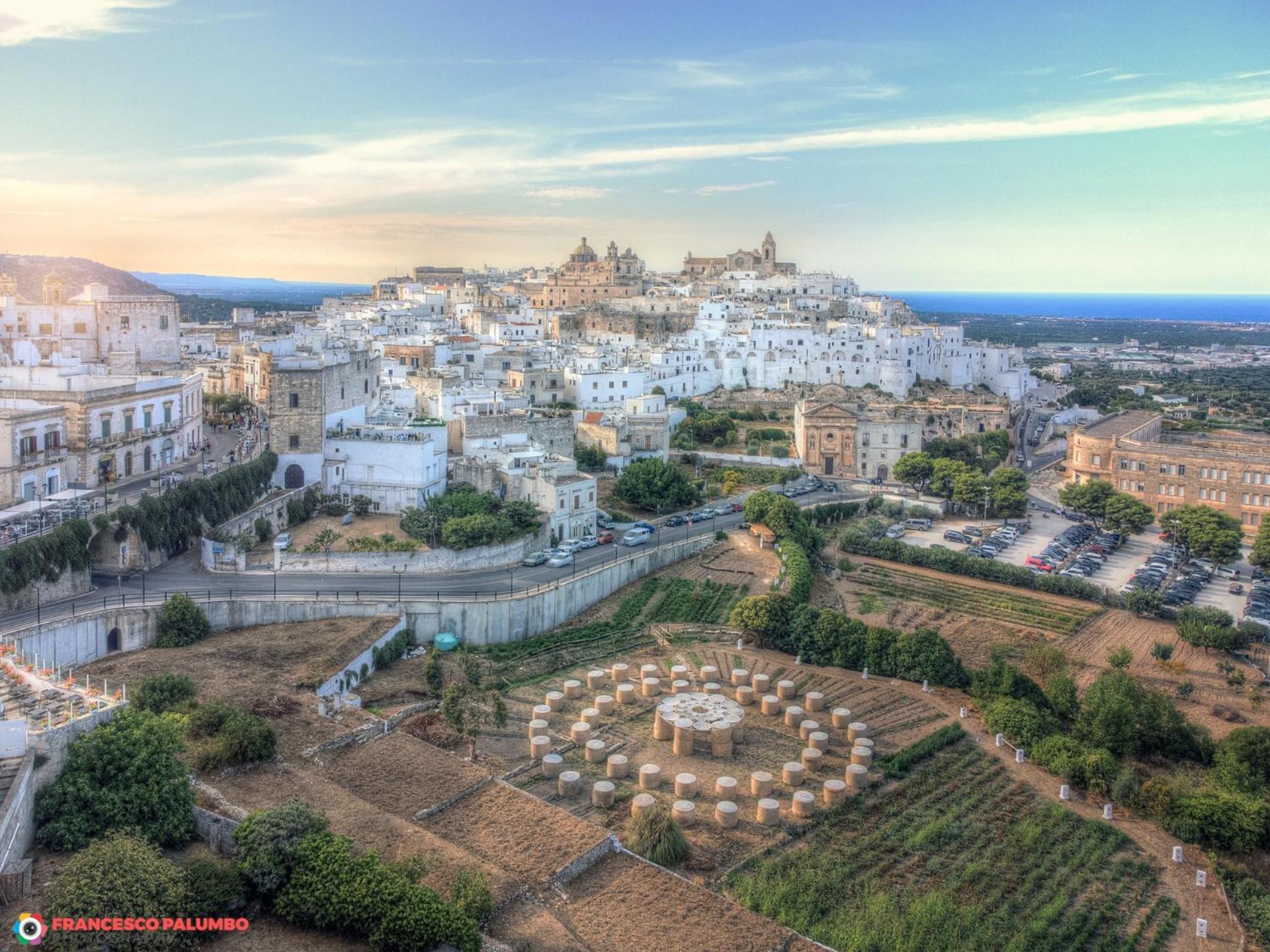 Casa Savi Ostuni Stadthaus mit Meerblick Terrasse view 5
