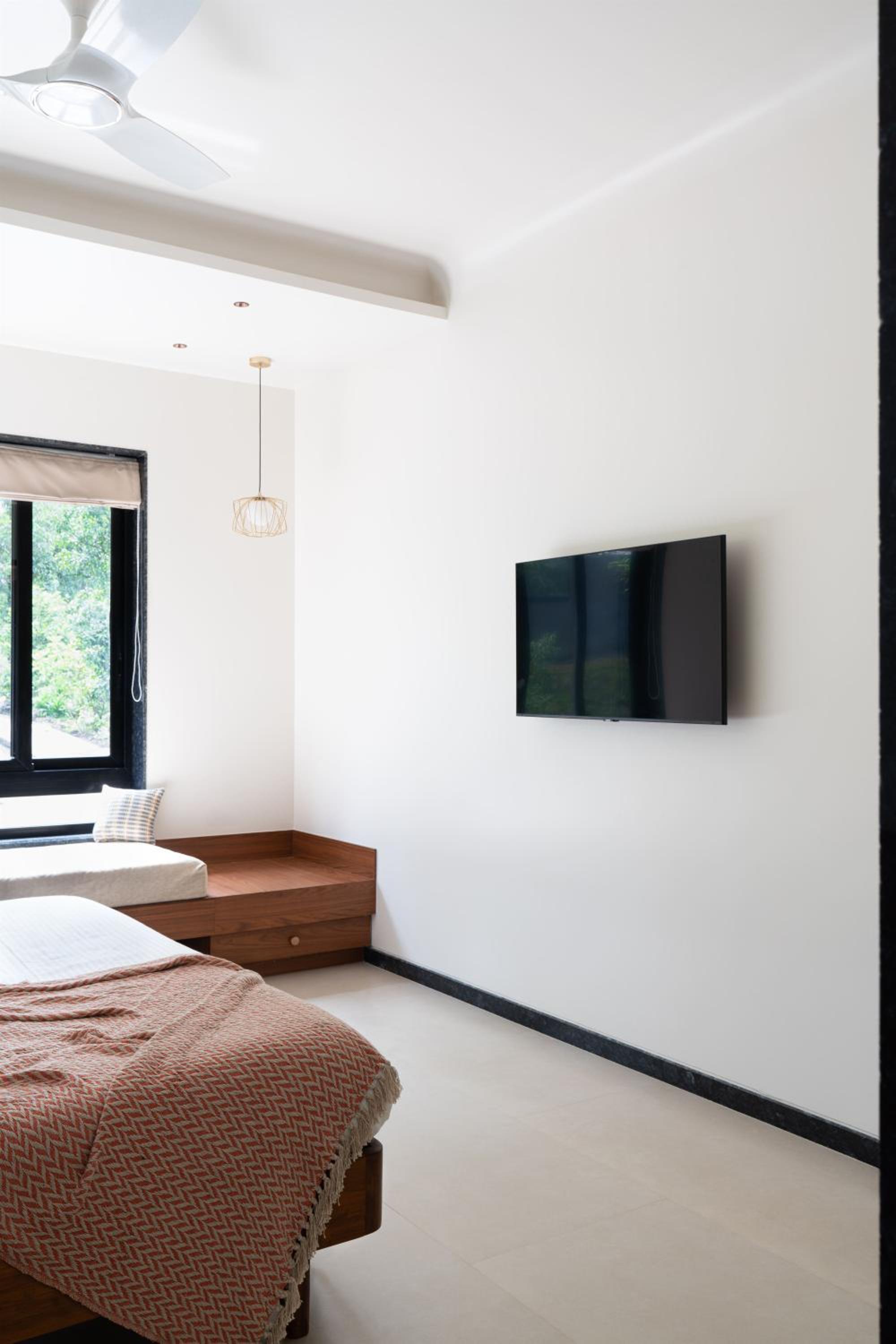 SaffronStays Arabella - 4BR bohemian pool villa with sunken lounge, foosball, PS4 & mango orchard views in Alibaug