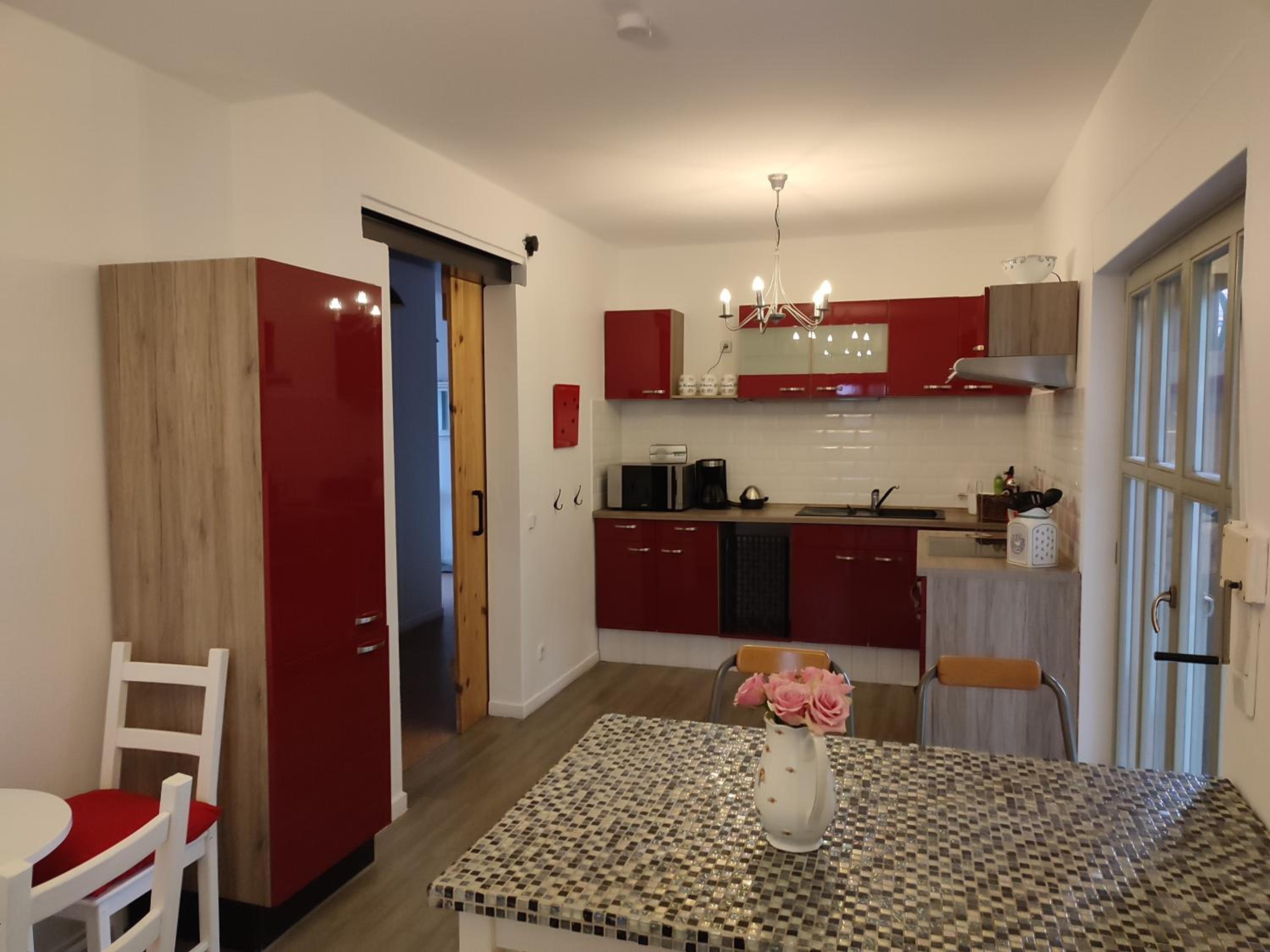 Ferienwohnung Birkenwerder bei Berlin mit Terrasse und kleinem Garten