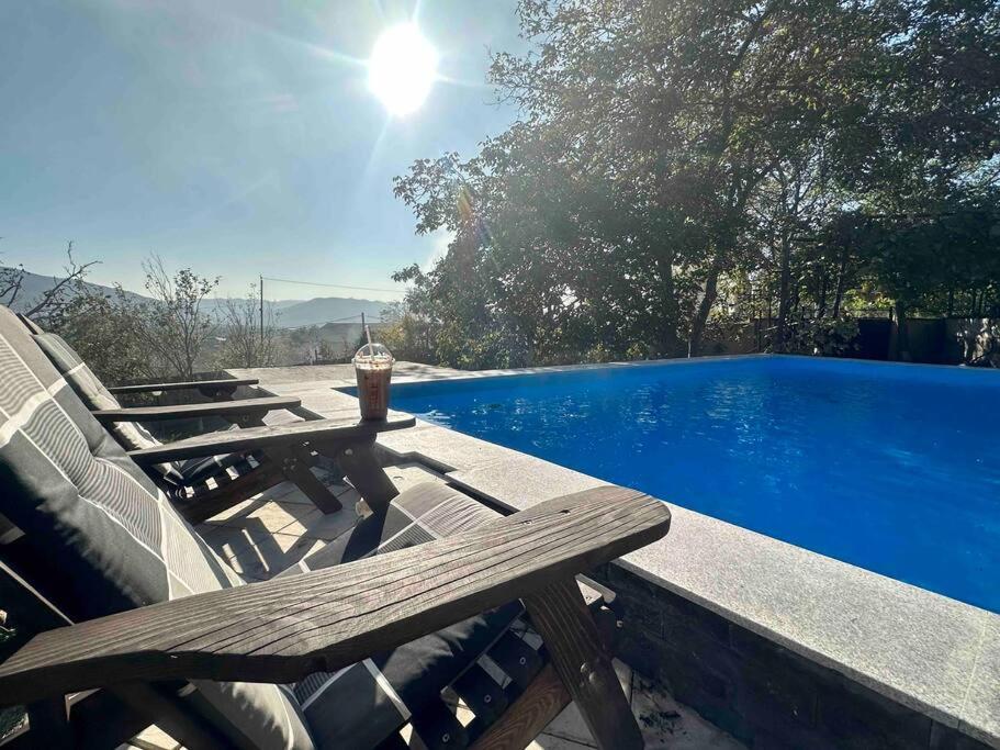 Saguramo Cozy Villa with Pool & Mountain View view 3