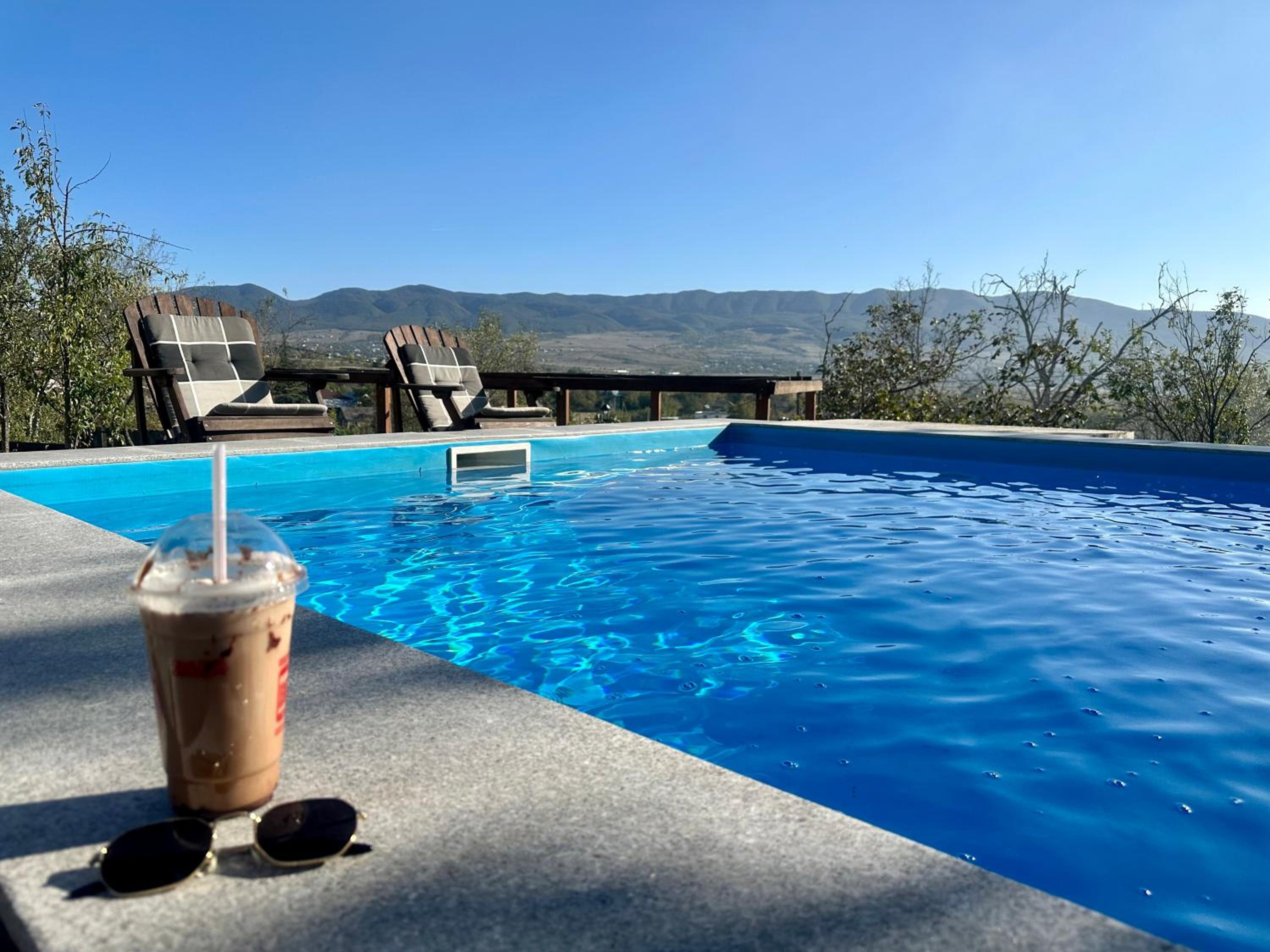 Saguramo Cozy Villa with Pool & Mountain View view 5