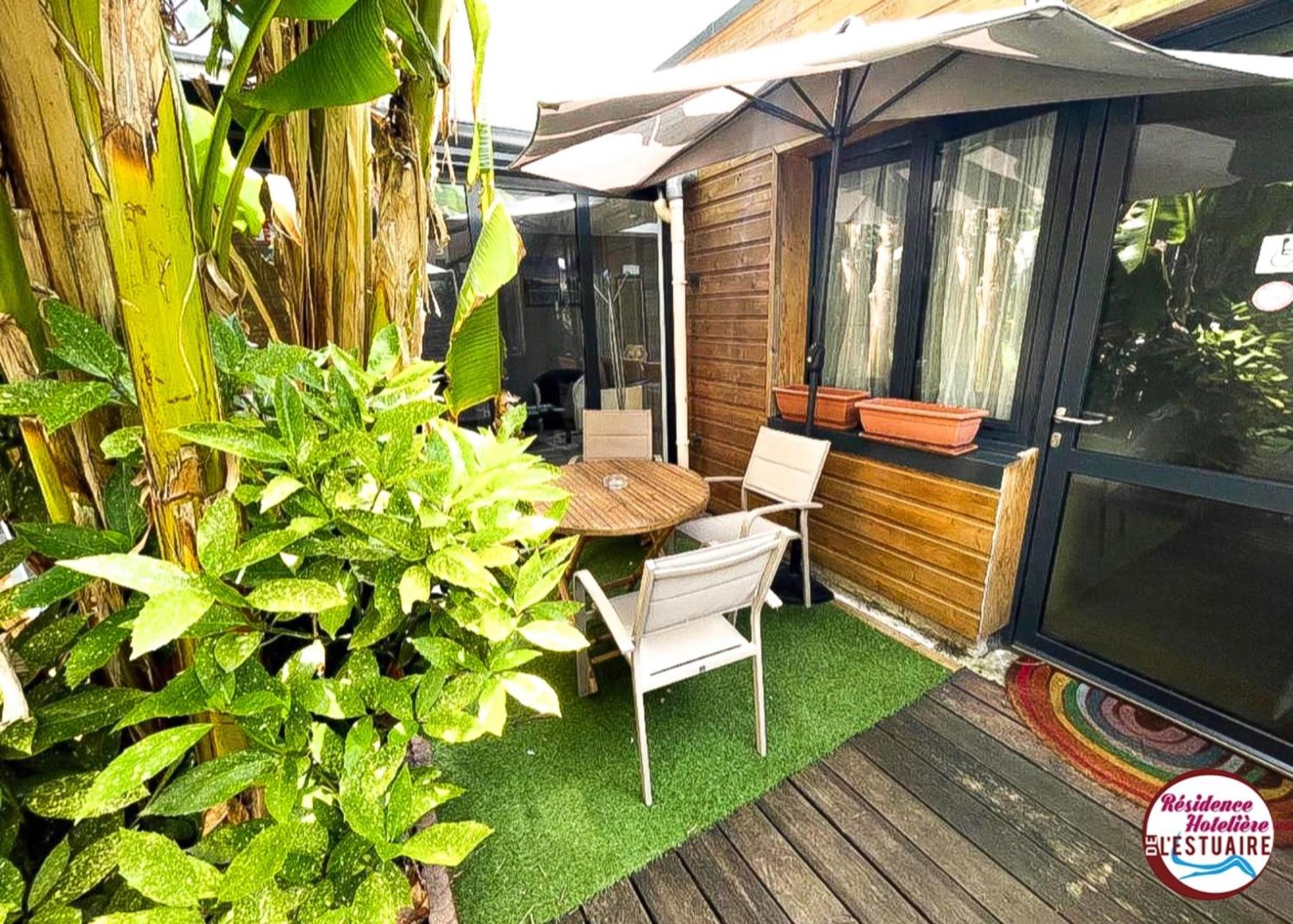 outdoor BBQ area