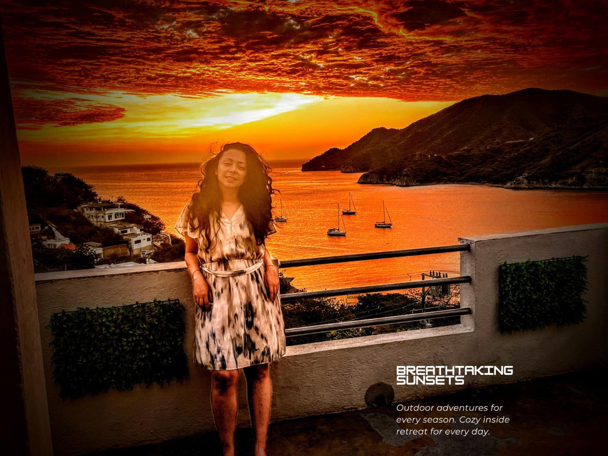 Estudio con magicos atardeceres