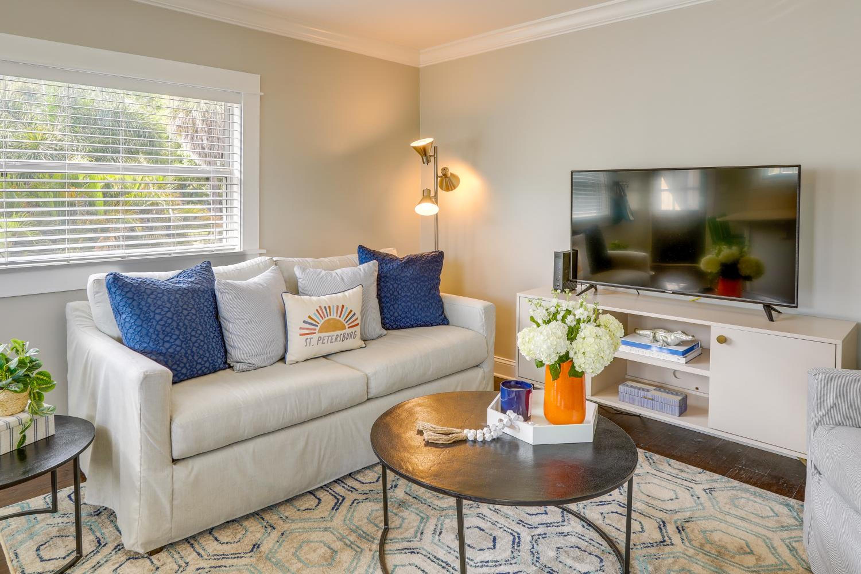 Bright St Petersburg Apartment, Walk to Downtown!
