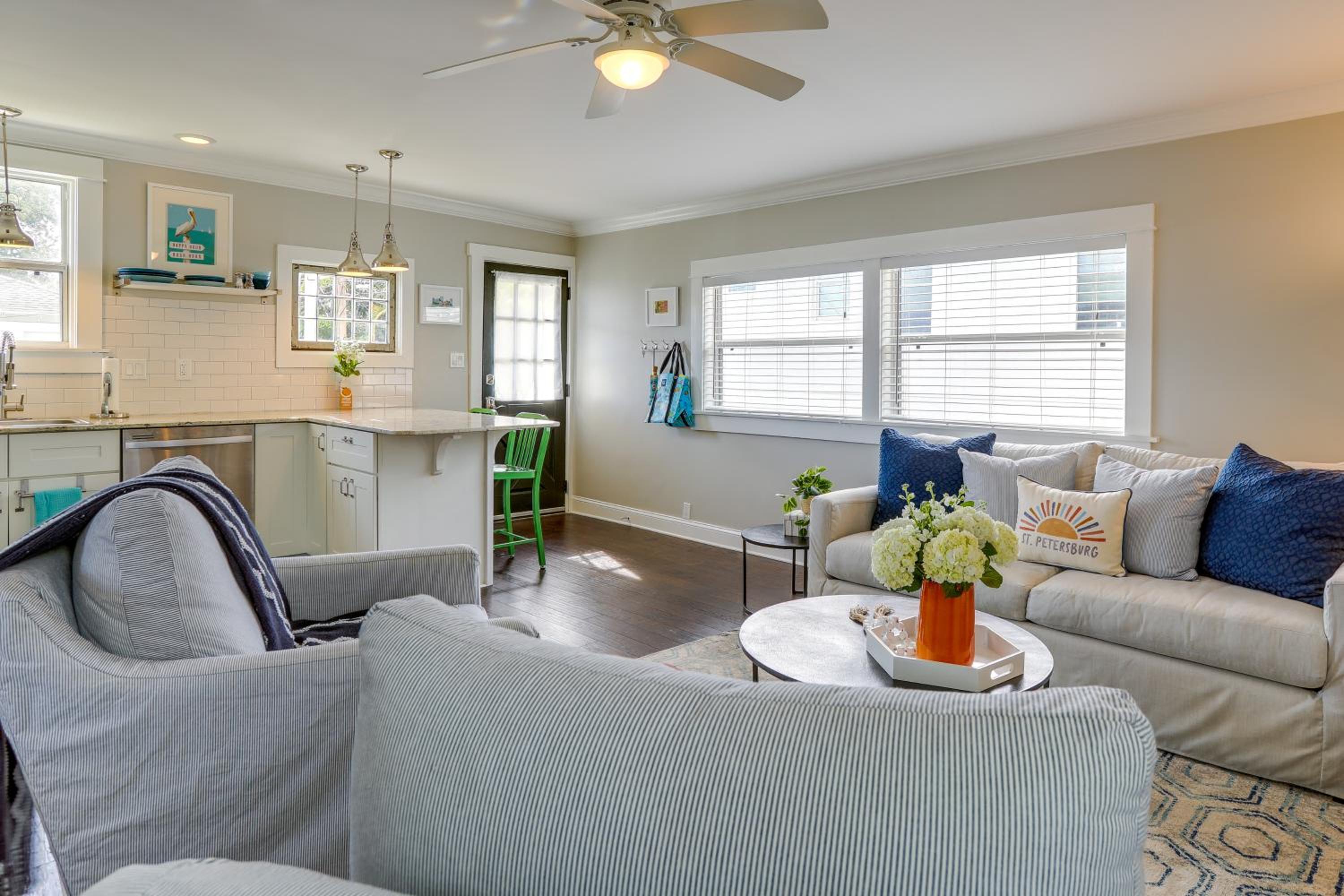 Bright St Petersburg Apartment, Walk to Downtown!