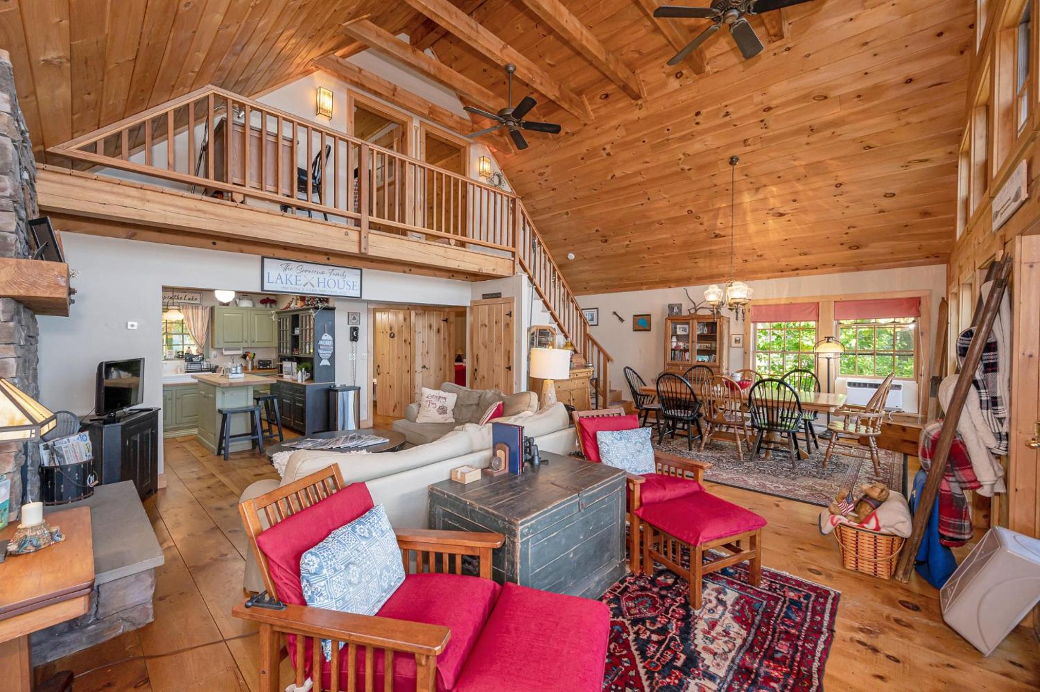 Cozy Lakefront Retreat. Ice Fish Ski Snowmobile view 3