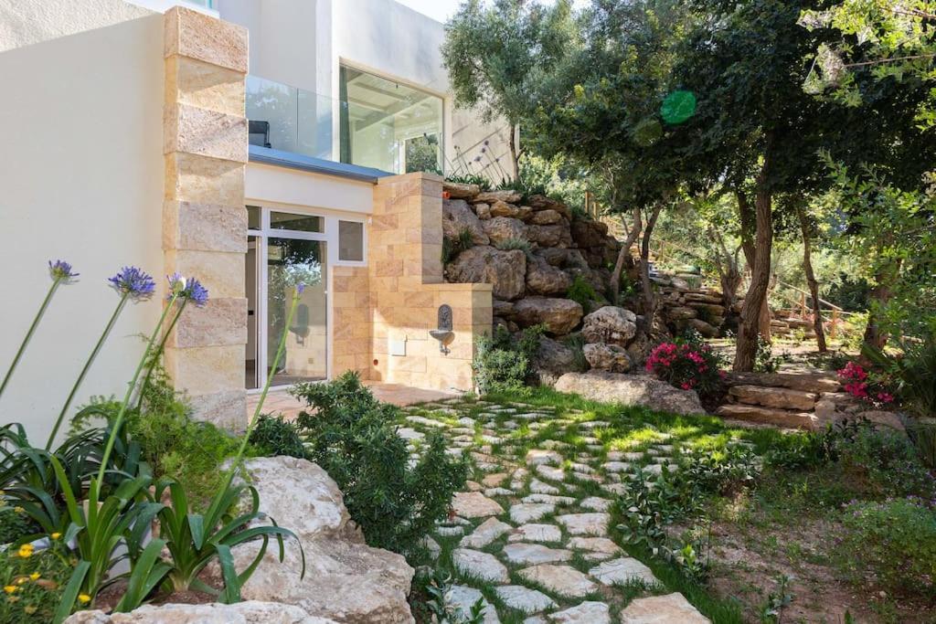 Modern villa with heated pool and sauna