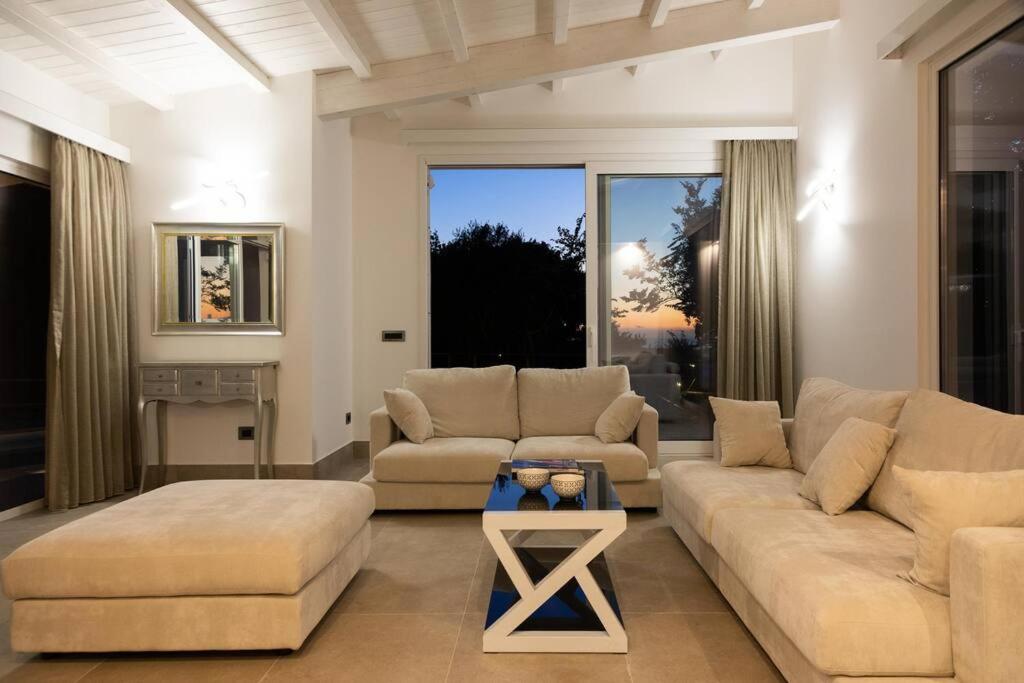 Modern villa with heated pool and sauna