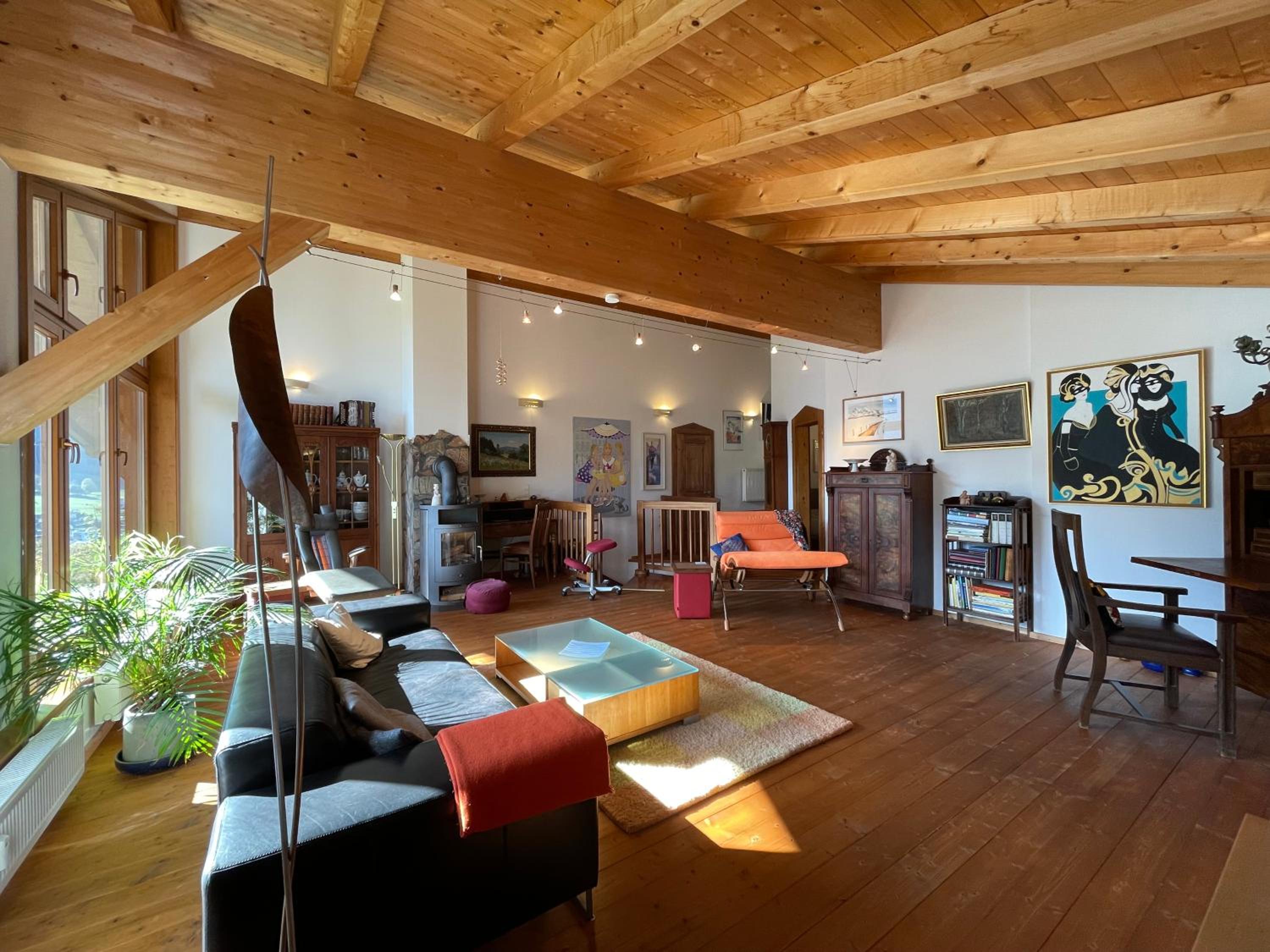 *Panorama Chalet Sonnberg* Gartensauna Balkon Dachterrasse