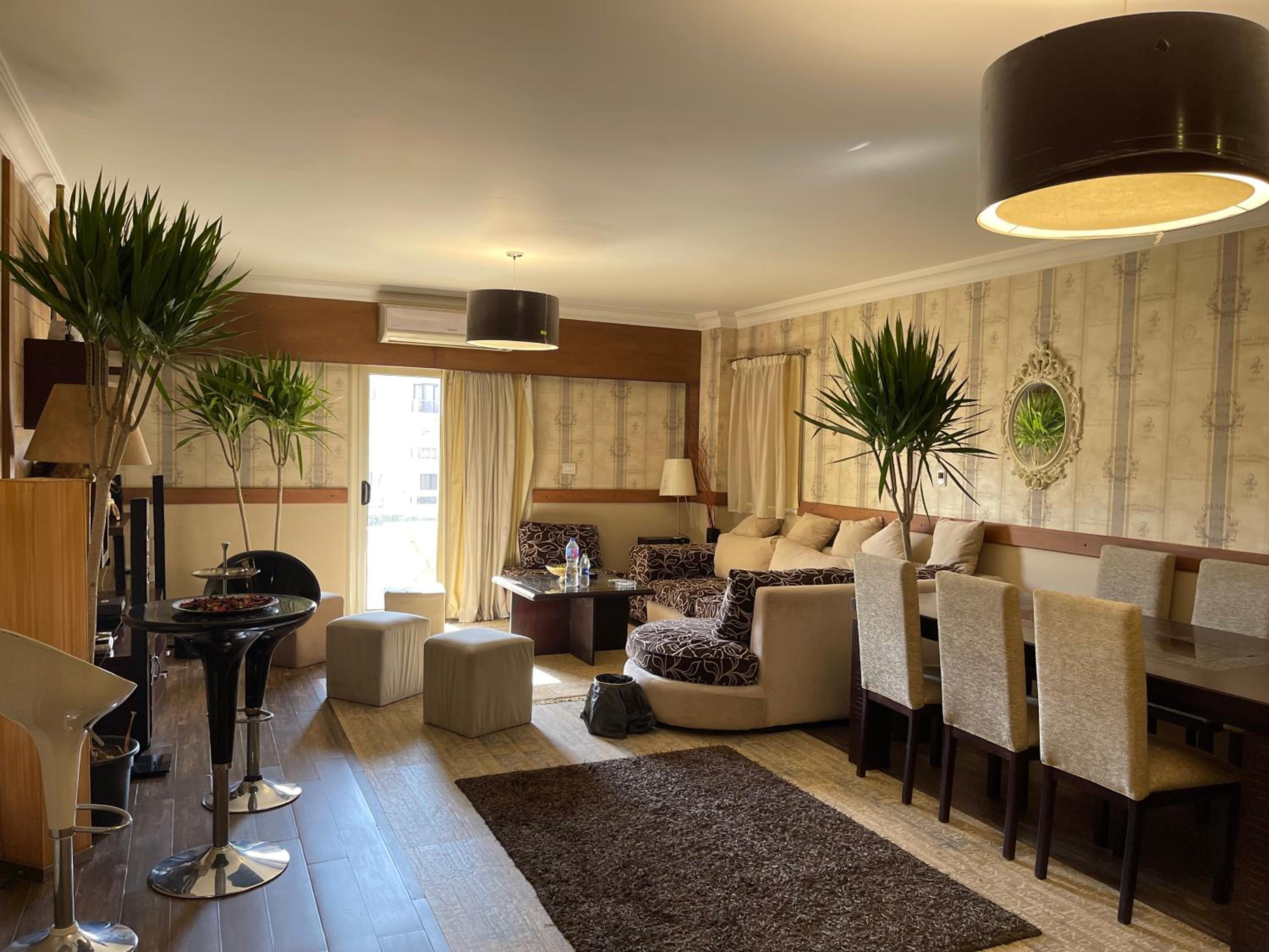 Luxurious apartment in private compound, in new cairo