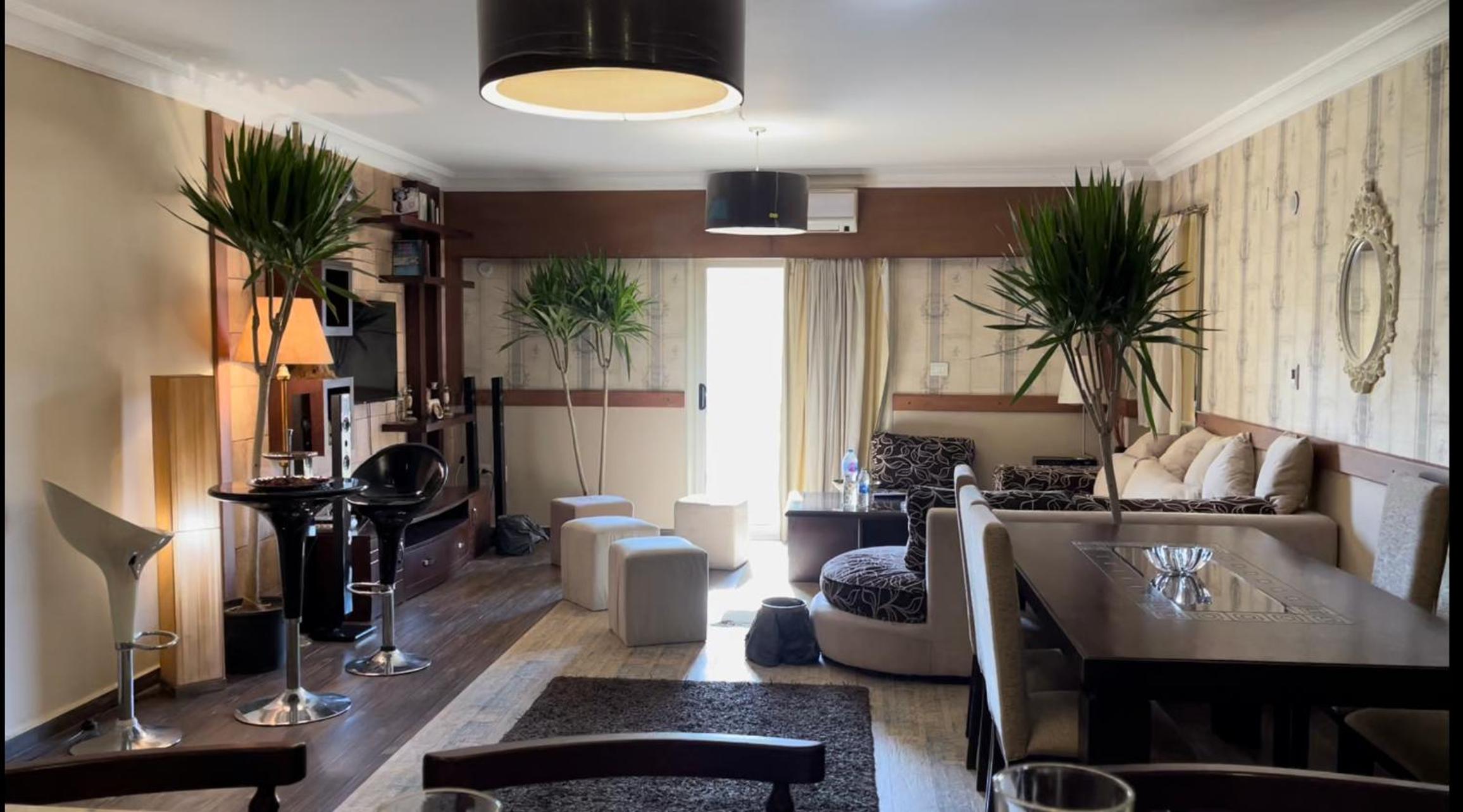 Luxurious apartment in private compound, in new cairo