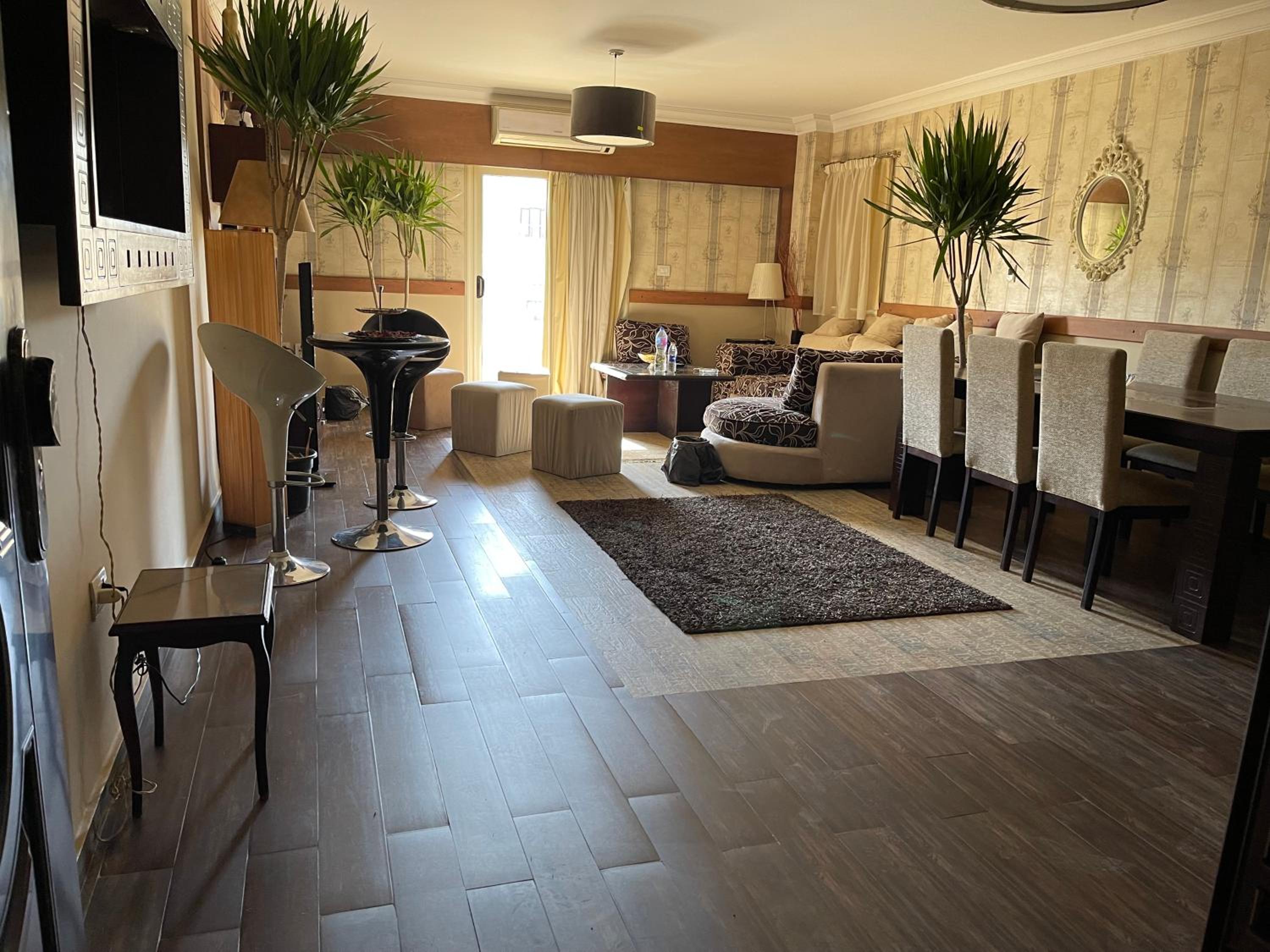 Luxurious apartment in private compound, in new cairo